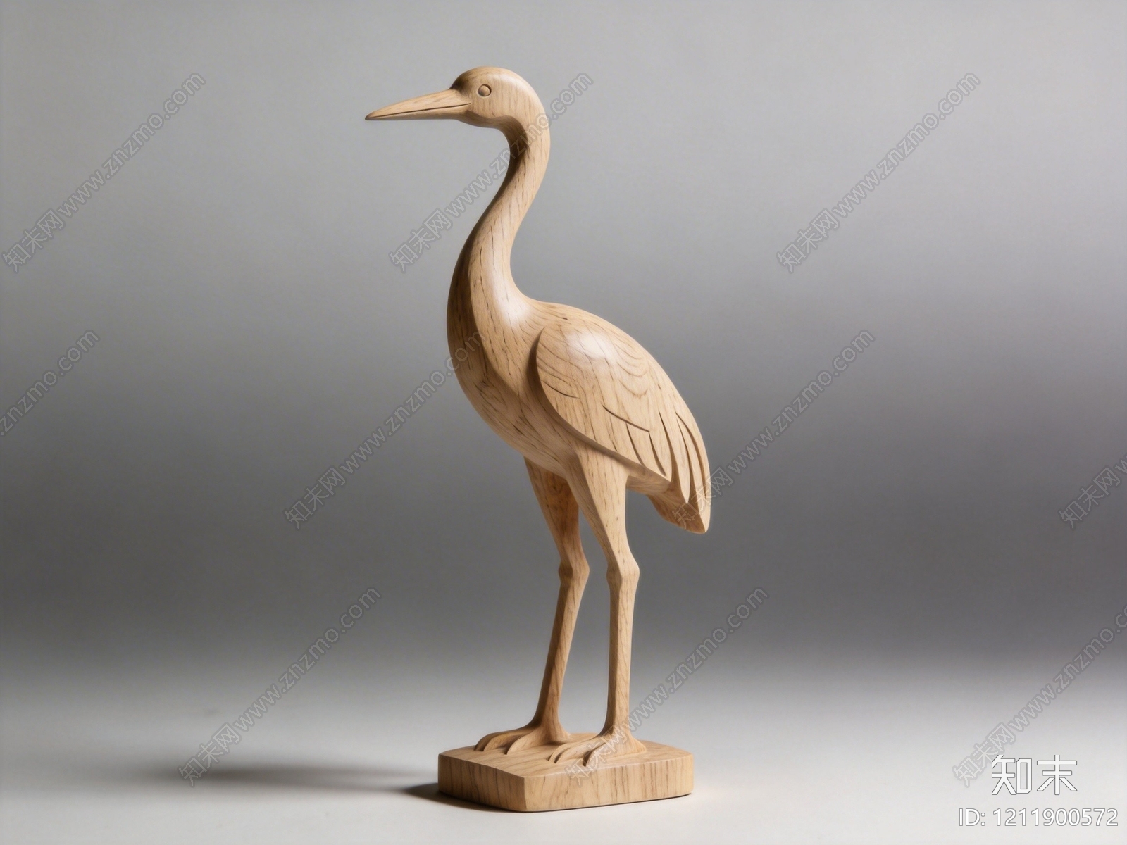 原木风雕塑摆件SU模型下载【ID:1211900572】