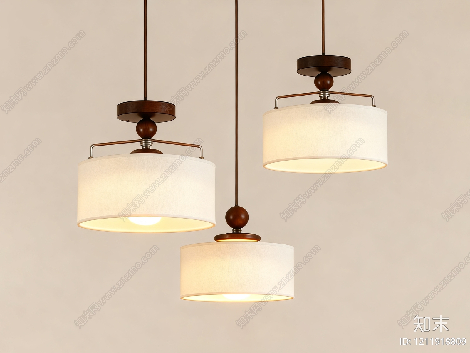 中古风小吊灯3D模型下载【ID:1211918809】