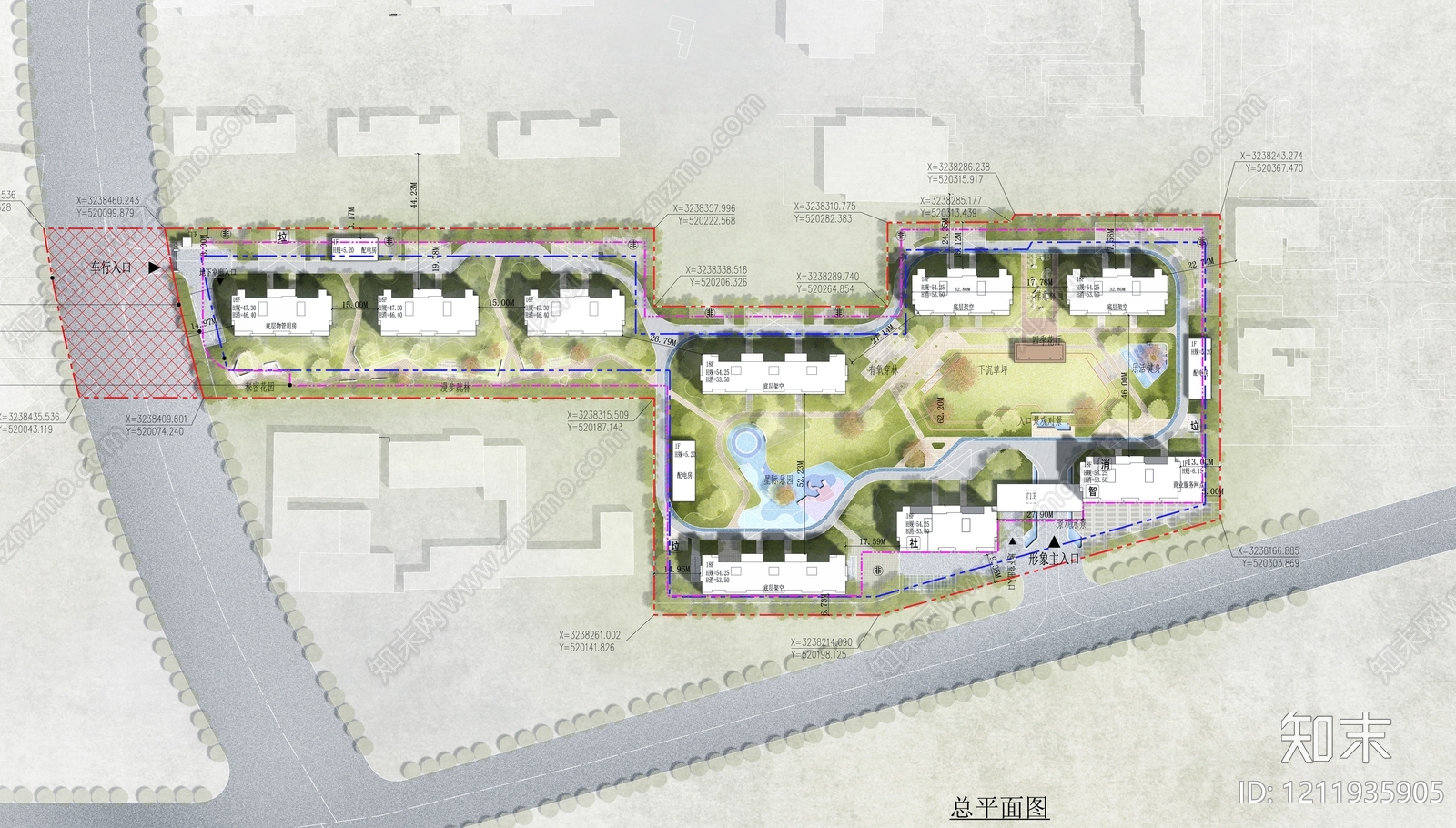 新中式住宅楼建筑施工图下载【ID:1211935905】