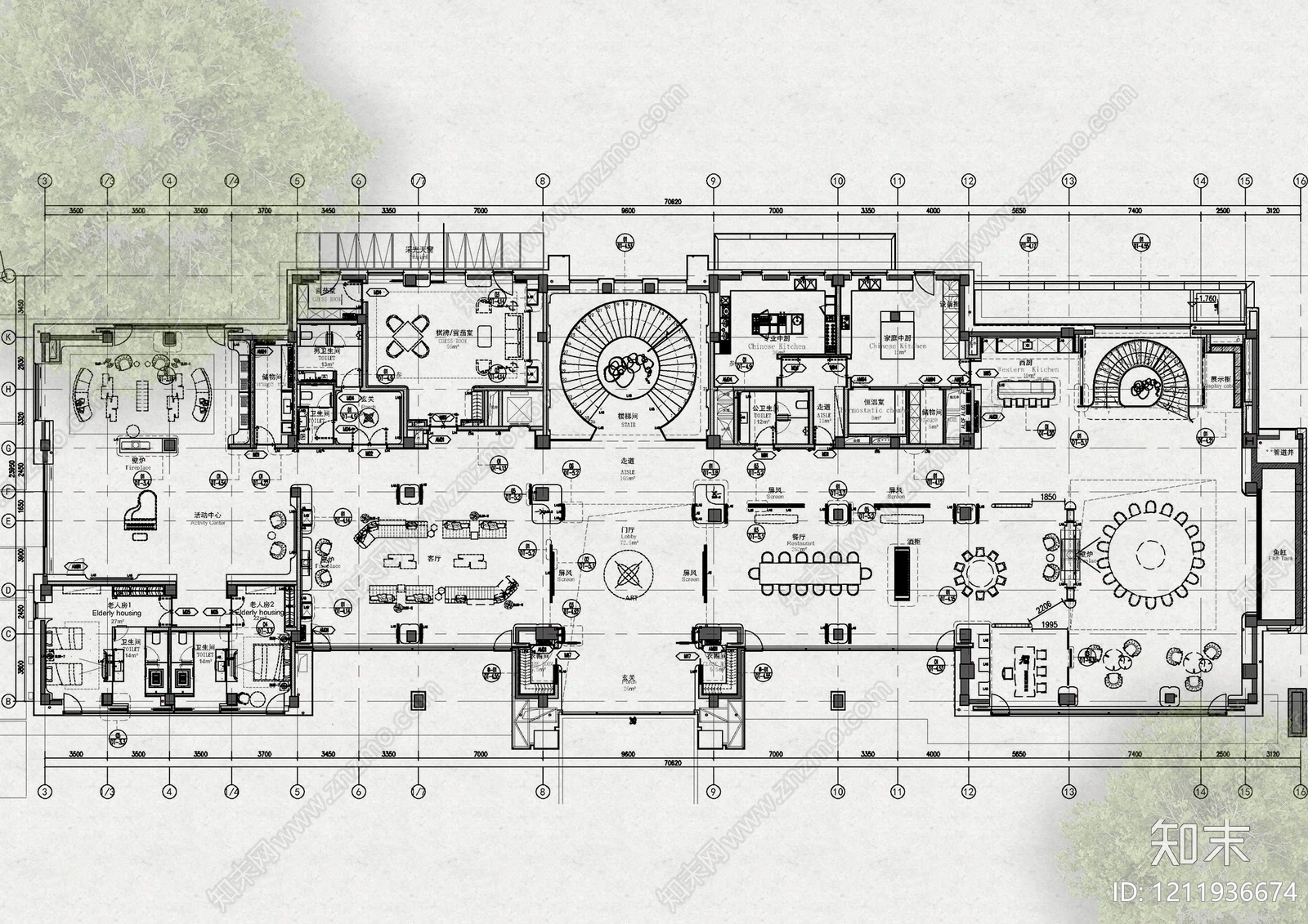 别墅施工图下载【ID:1211936674】