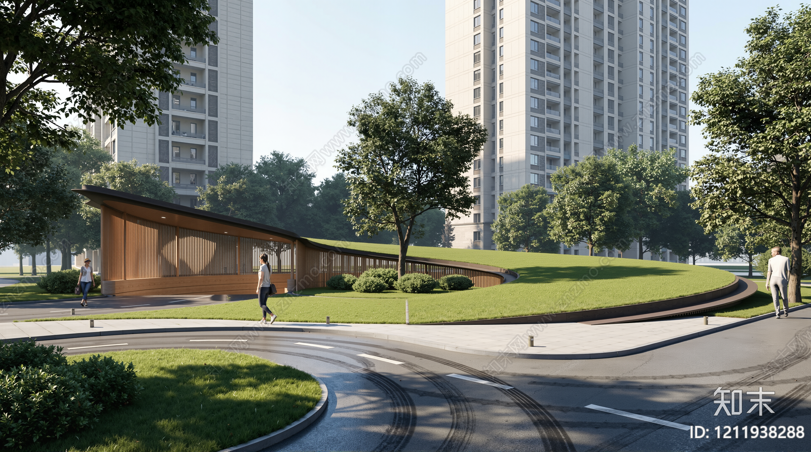 现代简约其他景观小建筑SU模型下载【ID:1211938288】