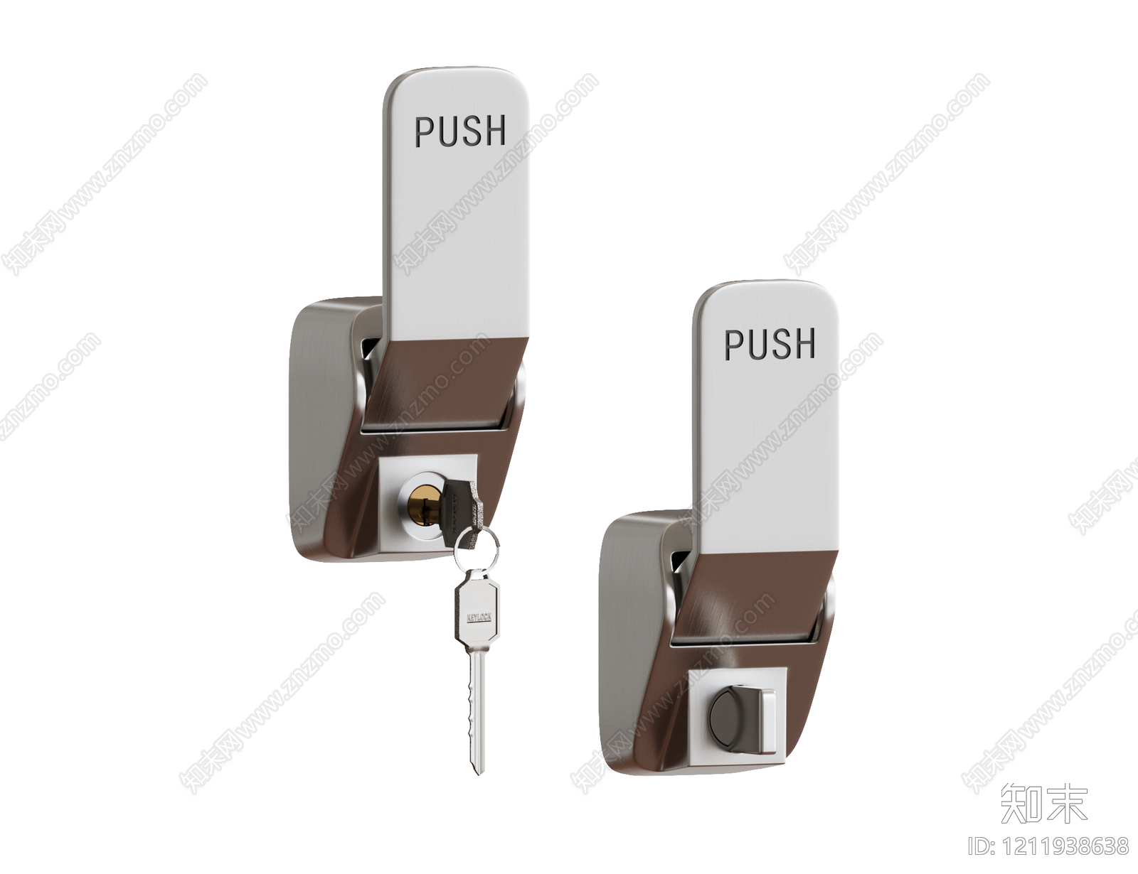 极简锁/钥匙SU模型下载【ID:1211938638】