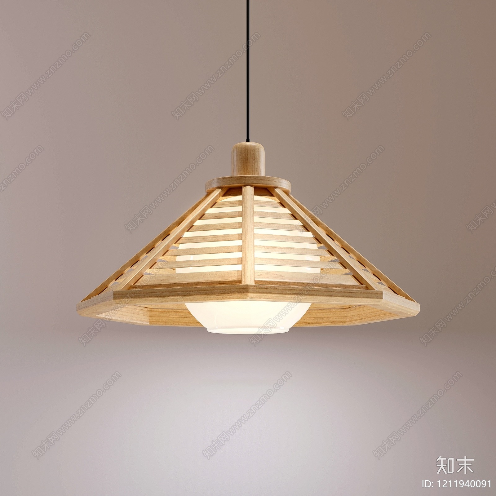 日式餐厅吊灯SU模型下载【ID:1211940091】