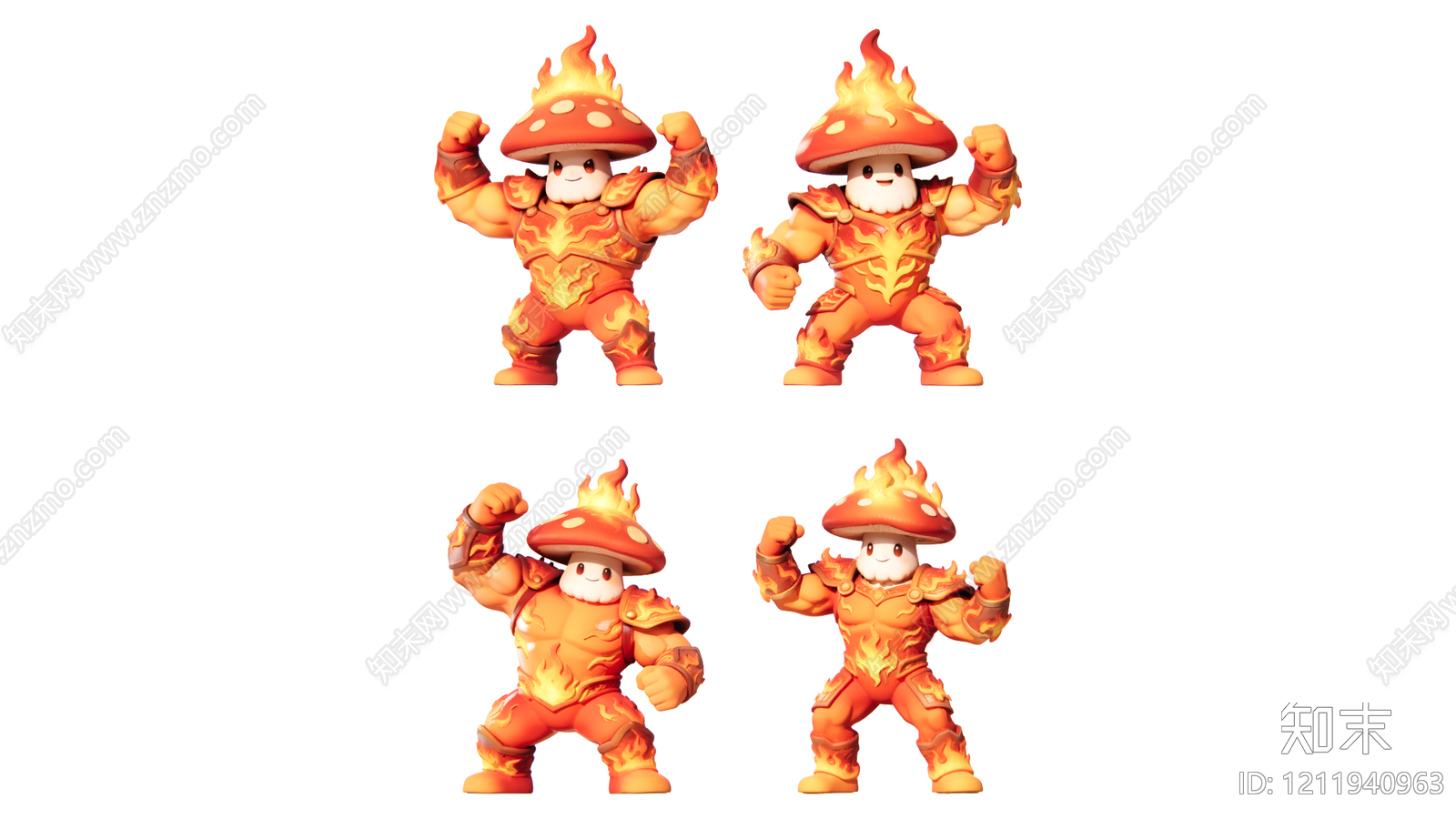 卡通渲染雕塑摆件SU模型下载【ID:1211940963】