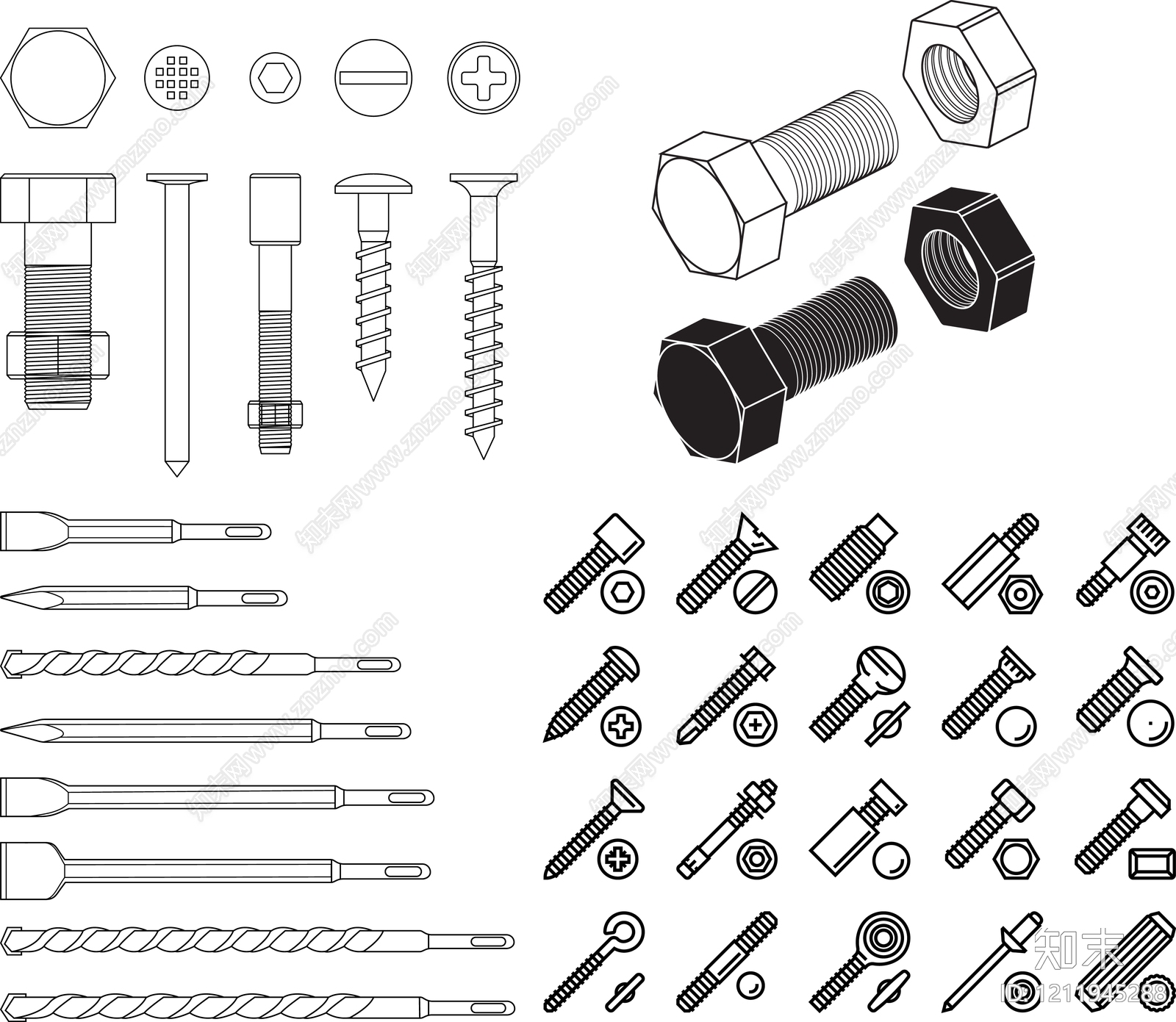 现代其他图库施工图下载【ID:1211945288】