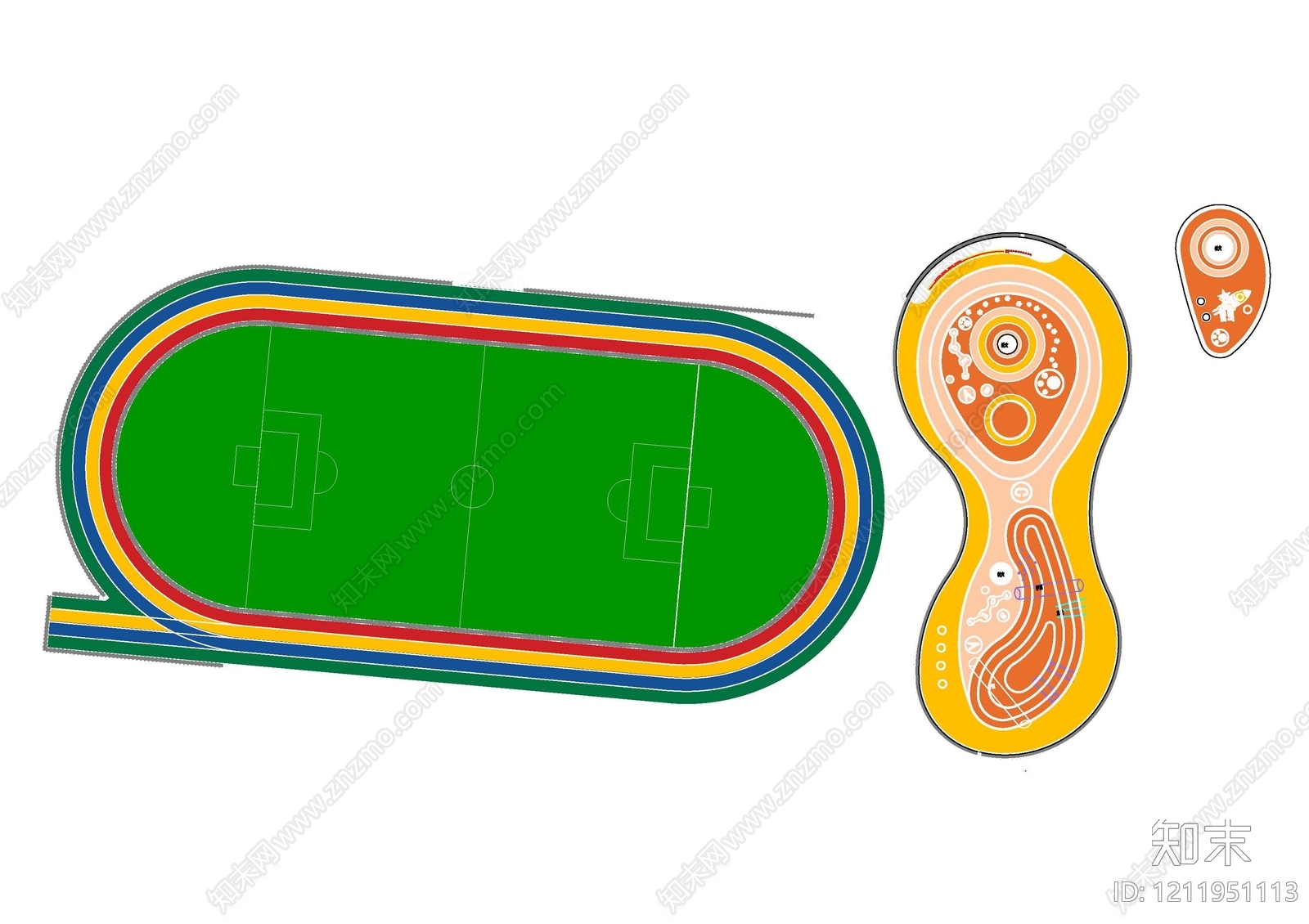 现代幼儿园施工图下载【ID:1211951113】