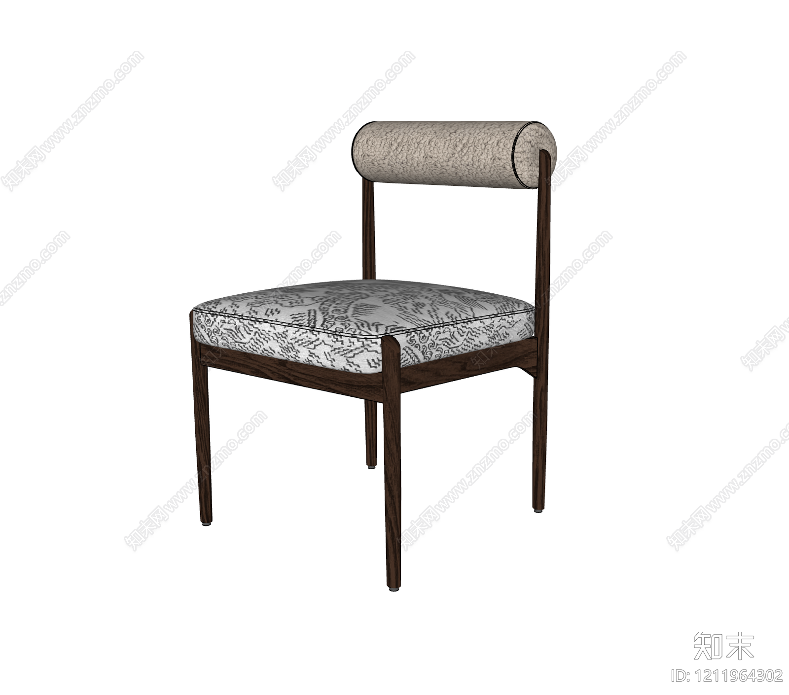 现代简约餐椅SU模型下载【ID:1211964302】