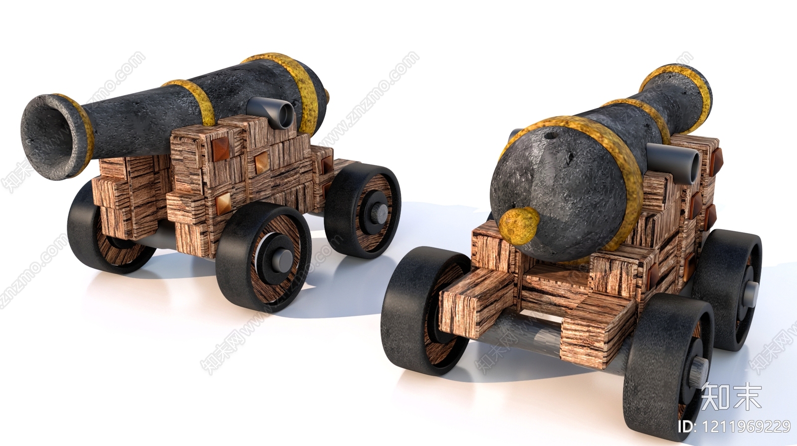 复古机械风雕塑摆件3D模型下载【ID:1211969229】