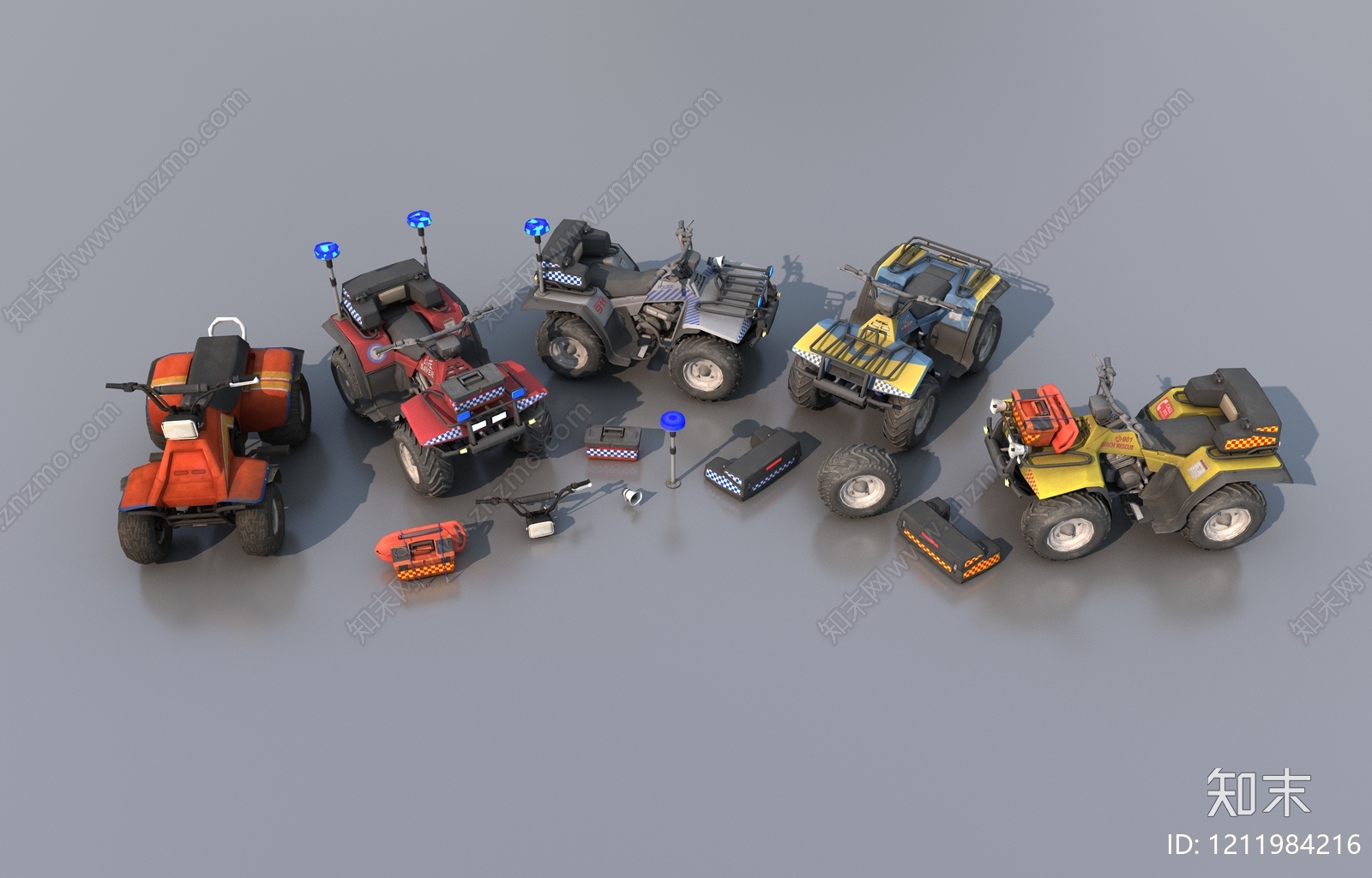 工业风其他交通工具3D模型下载【ID:1211984216】