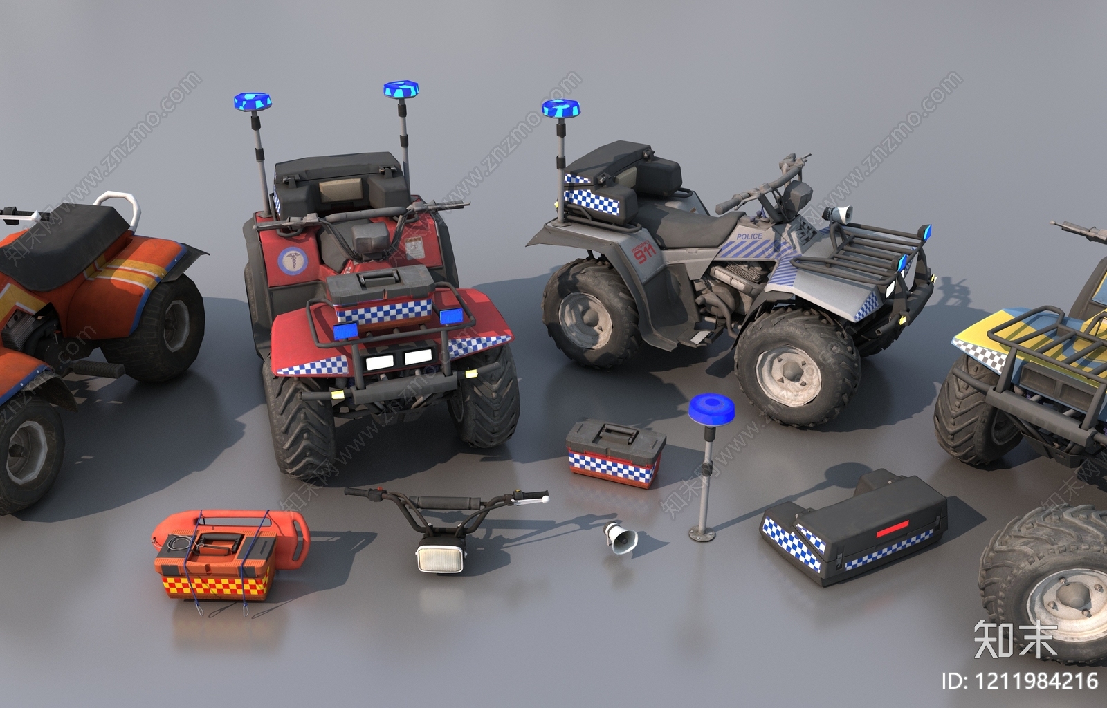 工业风其他交通工具3D模型下载【ID:1211984216】