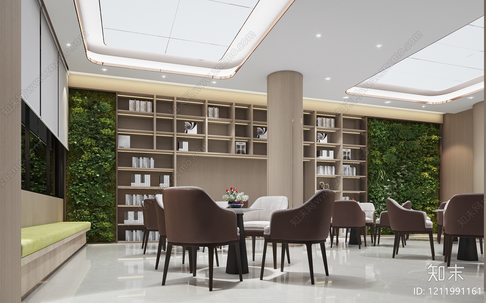 现代简约休息区3D模型下载【ID:1211991161】