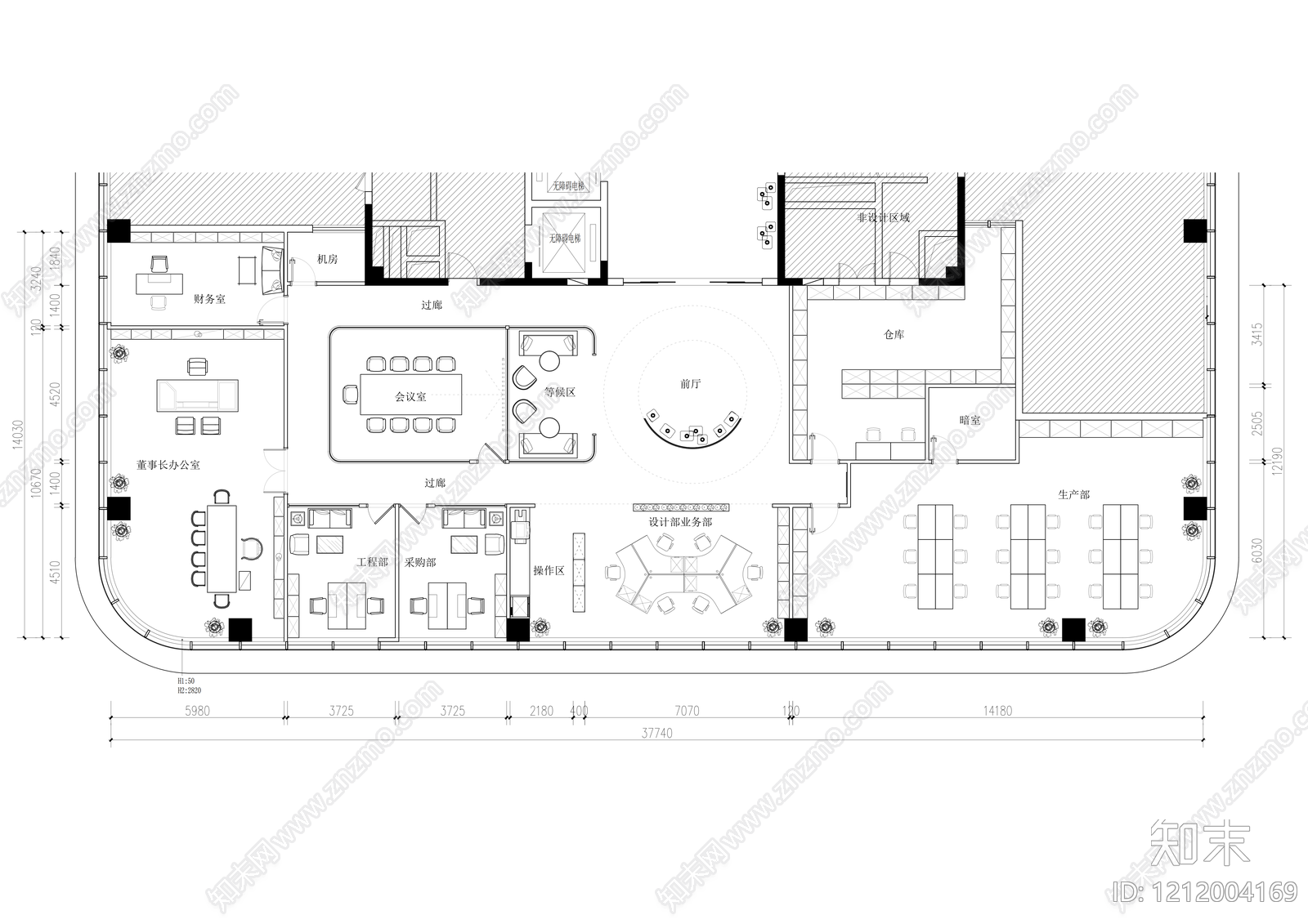 科技展厅施工图下载【ID:1212004169】