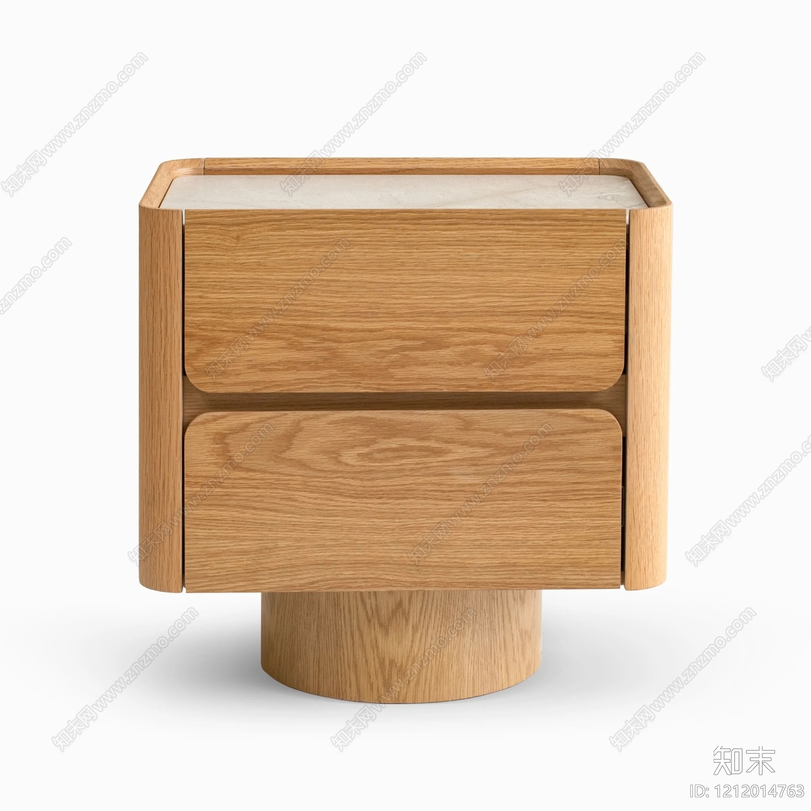 原木风床头柜3D模型下载【ID:1212014763】