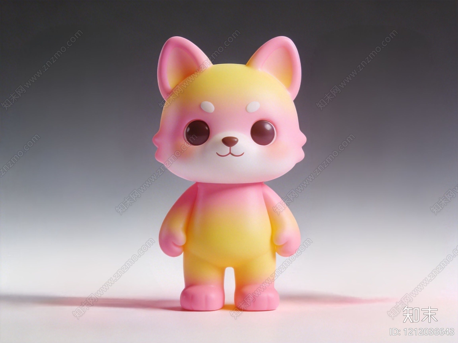 马卡龙风格雕塑摆件SU模型下载【ID:1212036643】