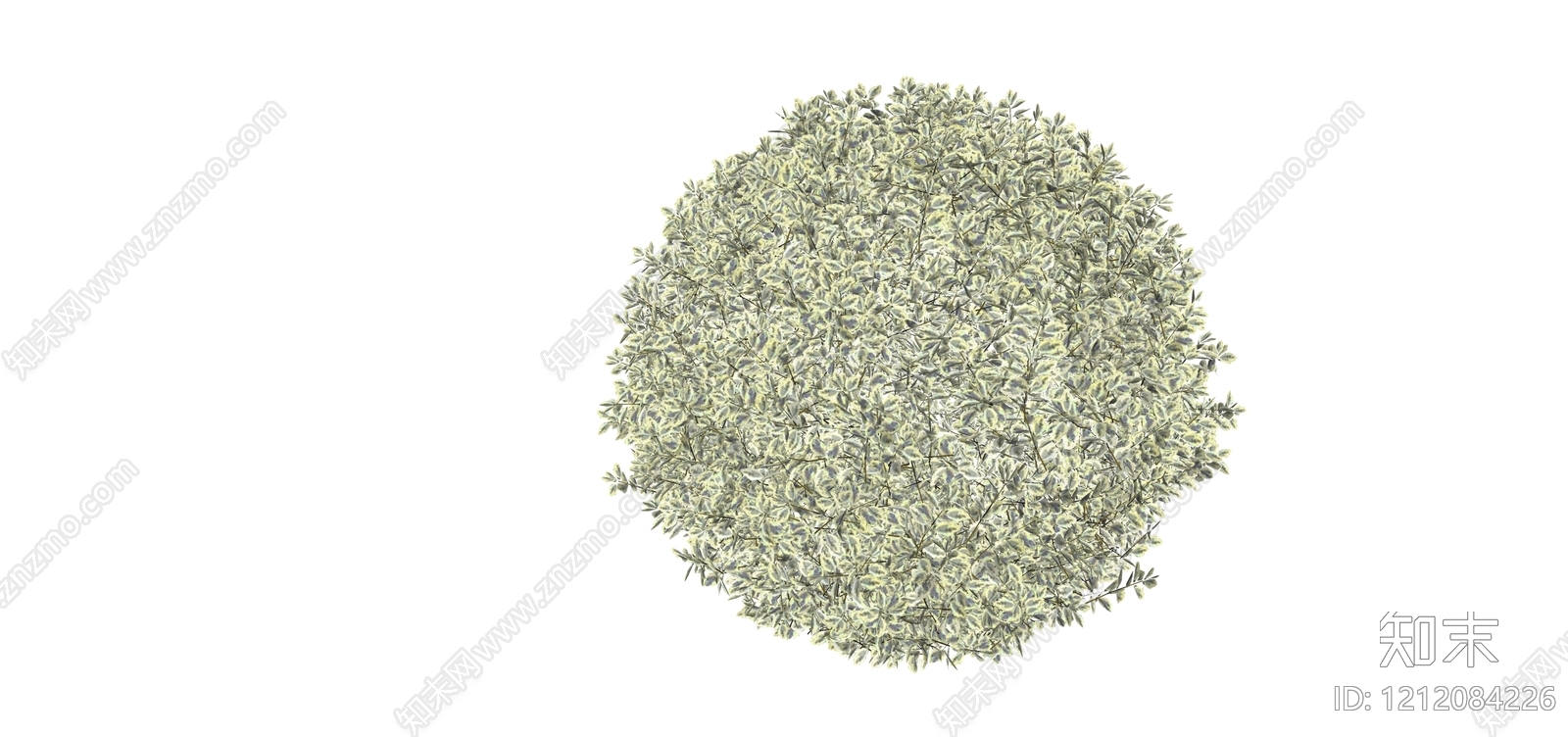 极简主义灌木SU模型下载【ID:1212084226】