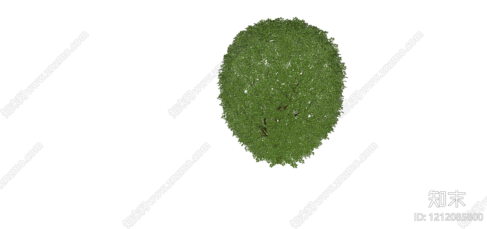 现代主义灌木SU模型下载【ID:1212085800】