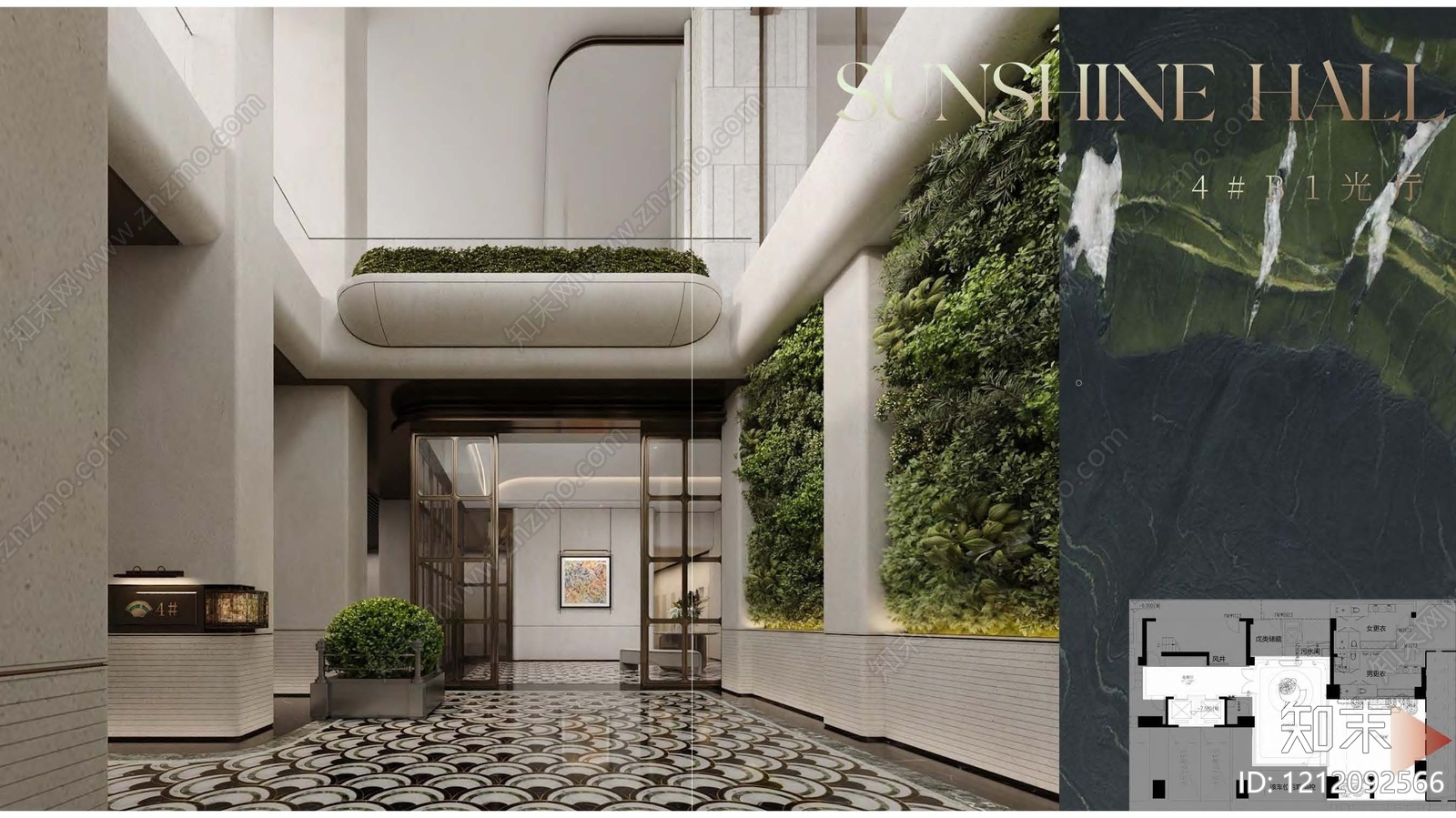 意式轻奢住宅公区下载【ID:1212092566】