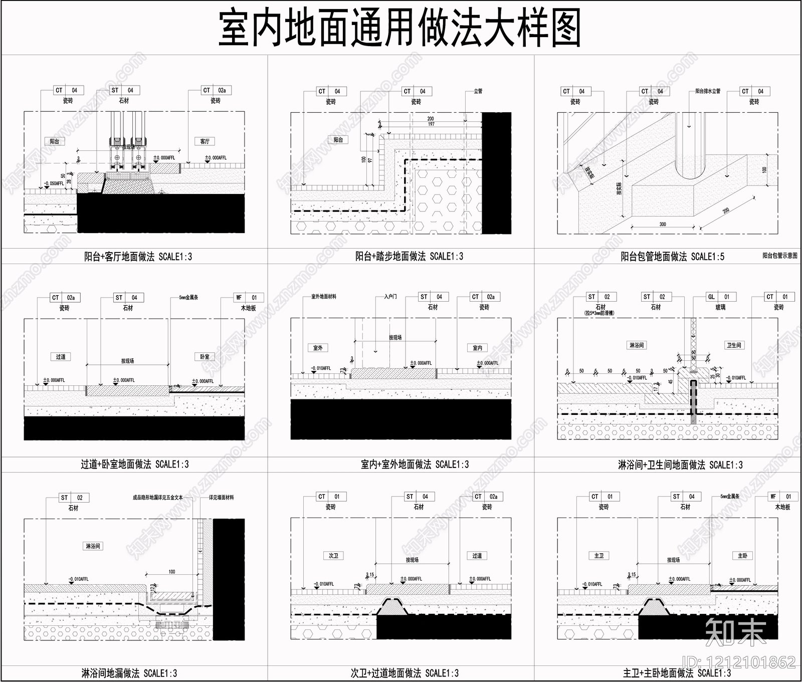 地面综合节点施工图下载【ID:1212101862】