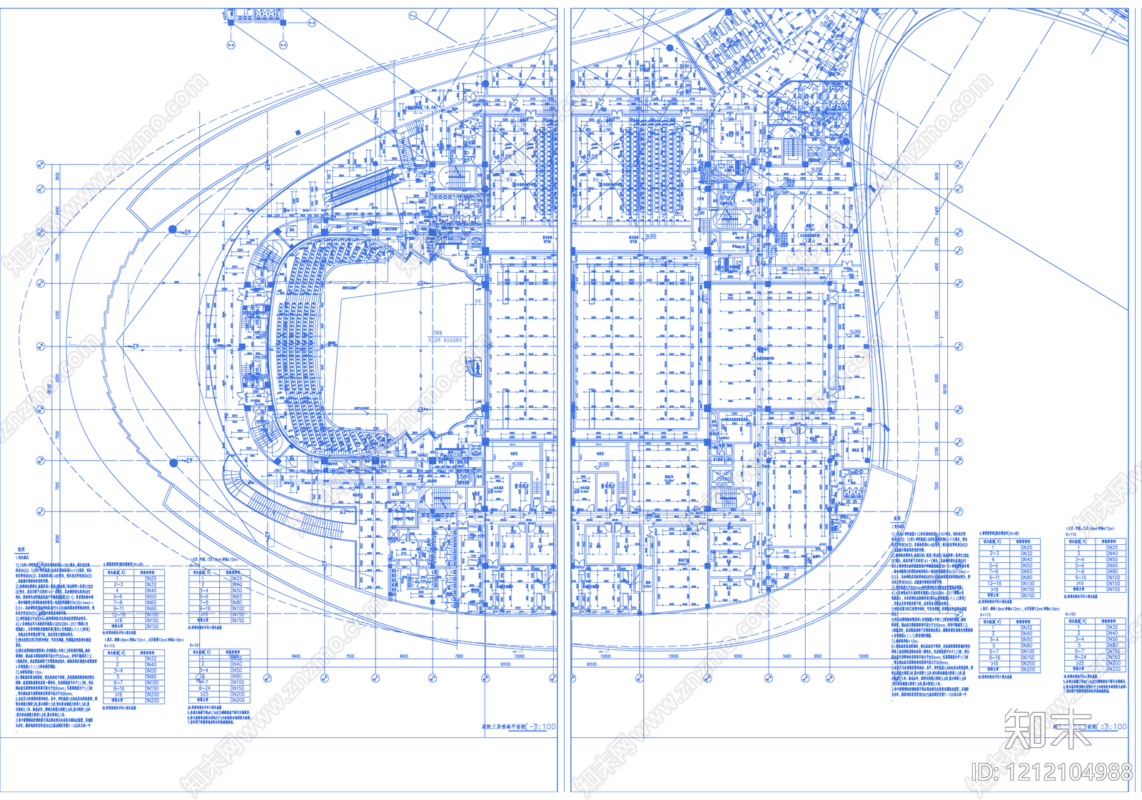 消防给水系统施工图下载【ID:1212104988】