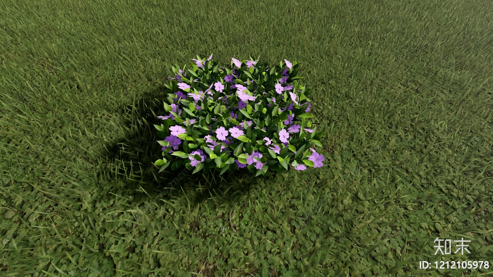 自然主义景观花草SU模型下载【ID:1212105978】