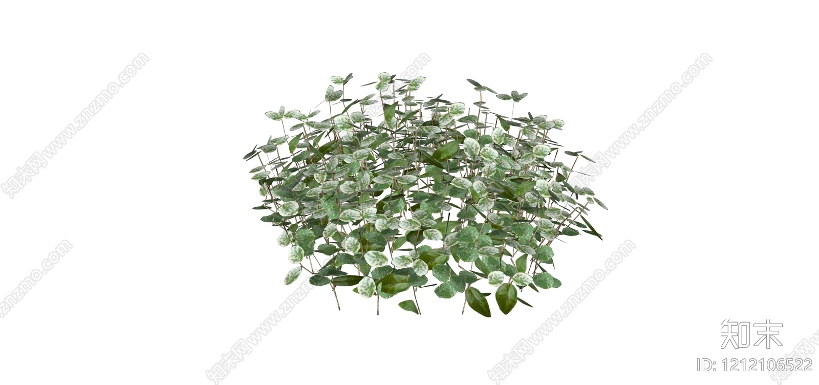 自然主义灌木SU模型下载【ID:1212106522】