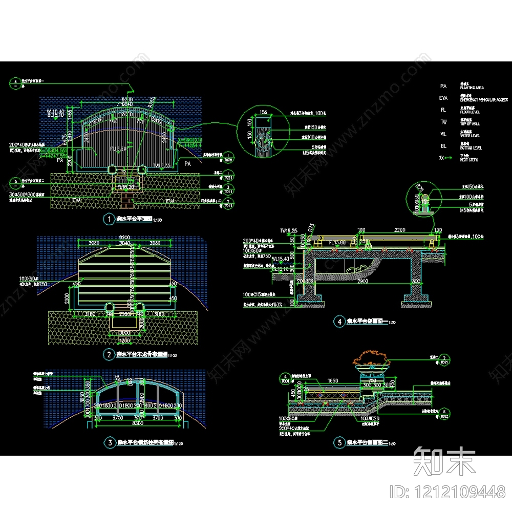 现代平台施工图下载【ID:1212109448】
