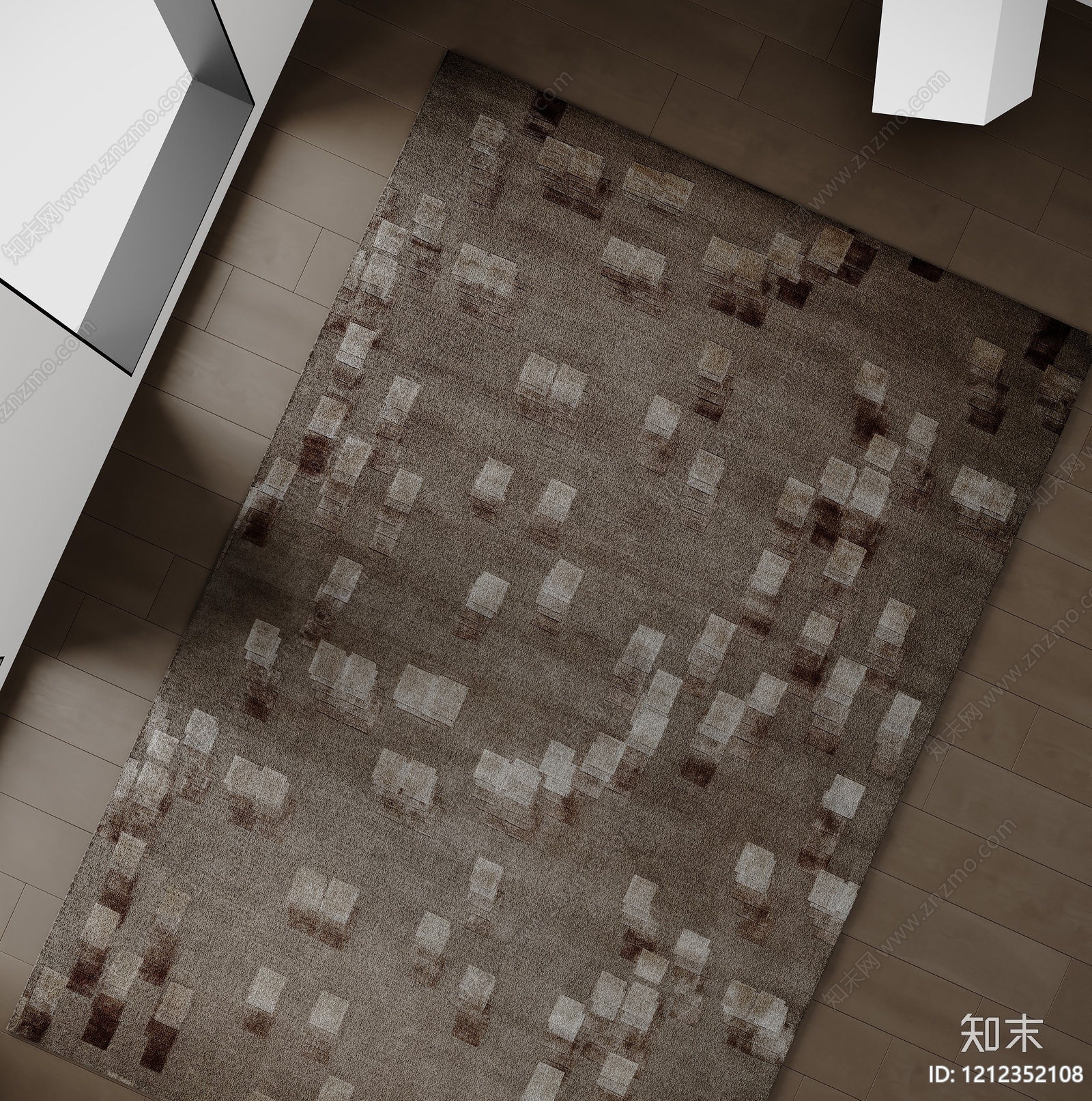 极简地毯SU模型下载【ID:1212352108】