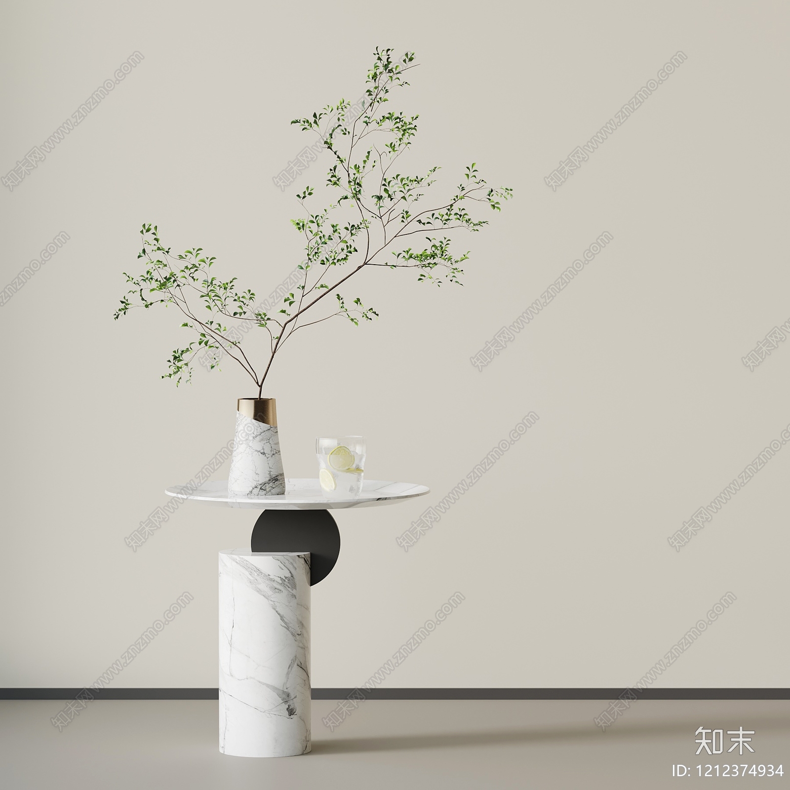 极简边几SU模型下载【ID:1212374934】