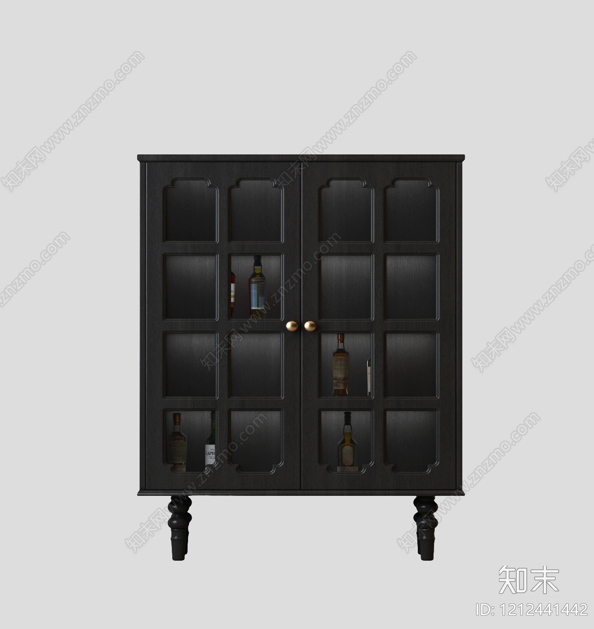 中古风酒柜SU模型下载【ID:1212441442】