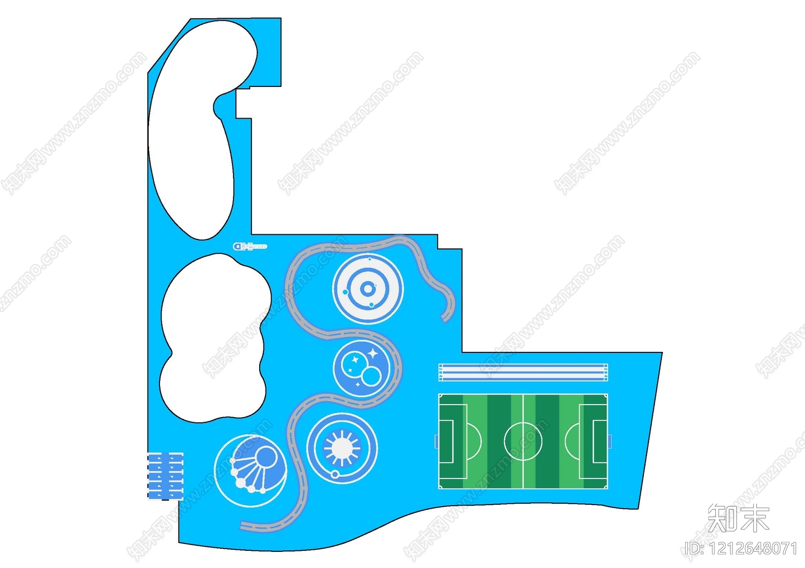 现代幼儿园施工图下载【ID:1212648071】