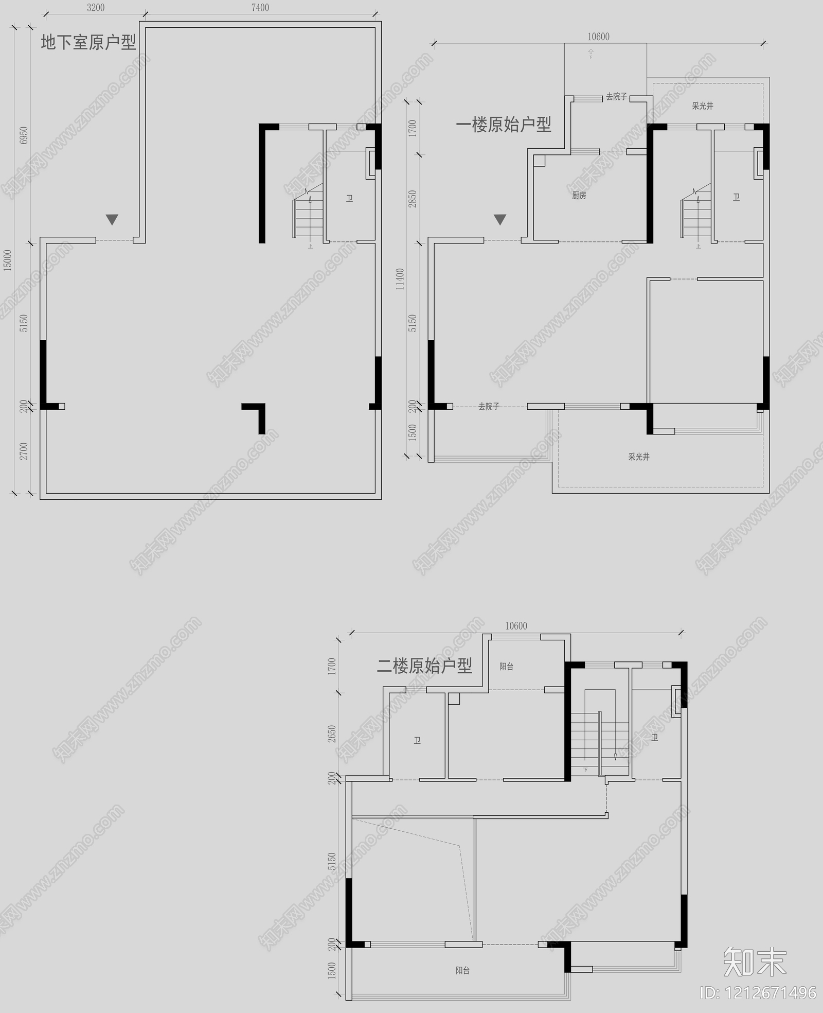 别墅cad施工图下载【ID:1212671496】