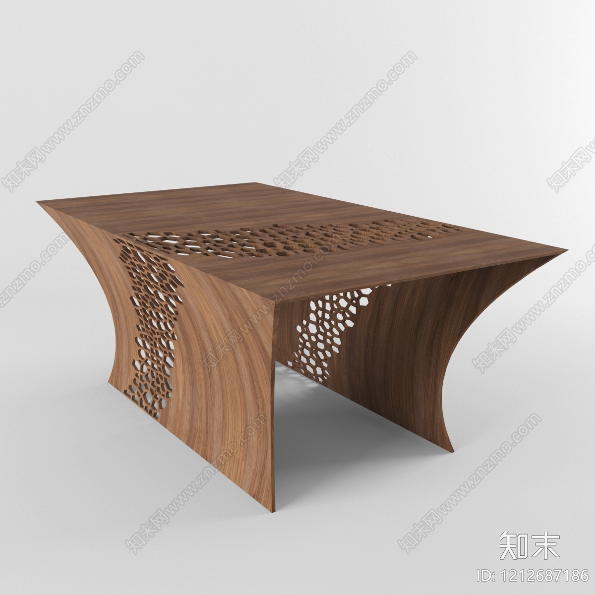 参数化设计茶几3D模型下载【ID:1212687186】