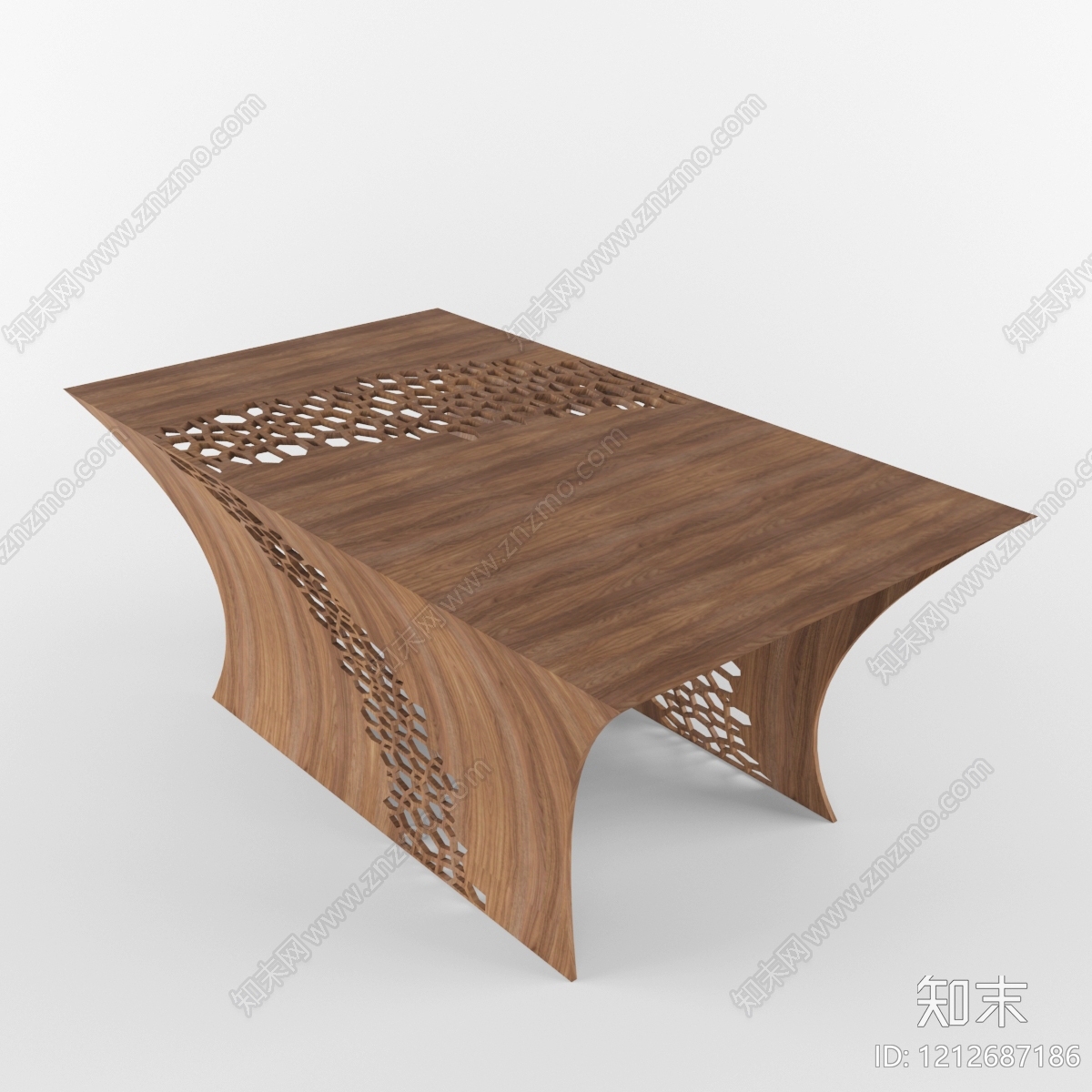 参数化设计茶几3D模型下载【ID:1212687186】