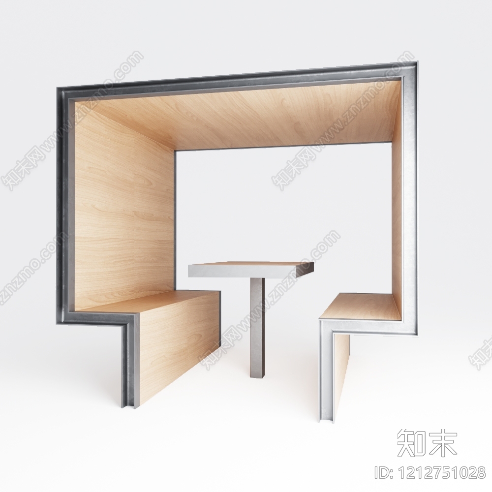 极简其他桌椅3D模型下载【ID:1212751028】