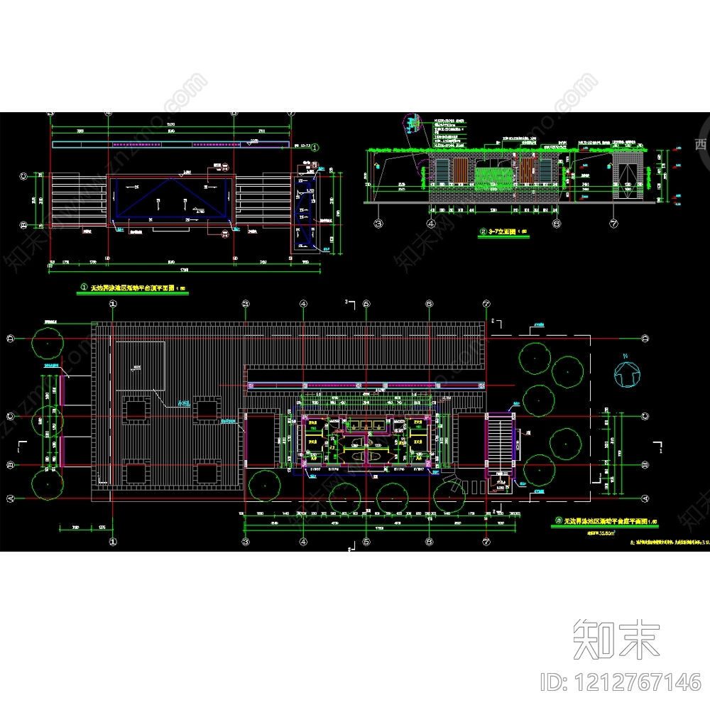 水池结构图施工图下载【ID:1212767146】
