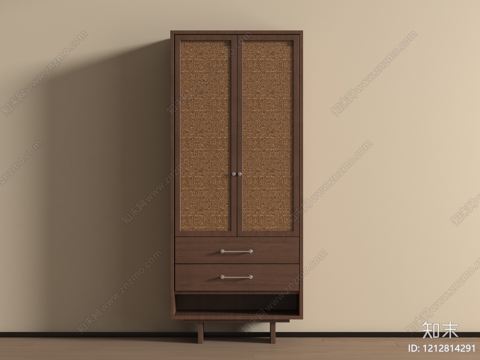 中古风衣柜3D模型下载【ID:1212814291】