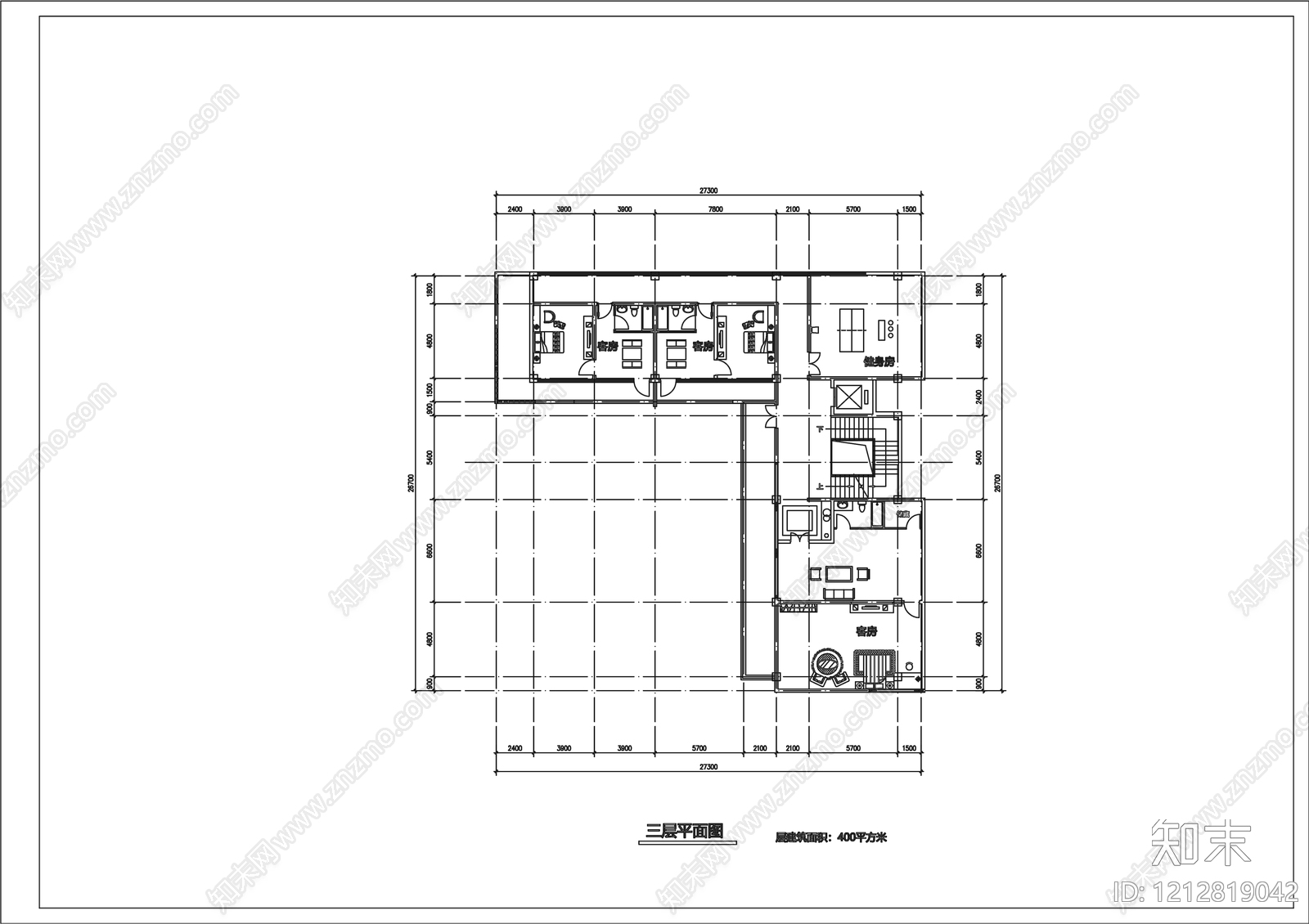 现代会所cad施工图下载【ID:1212819042】