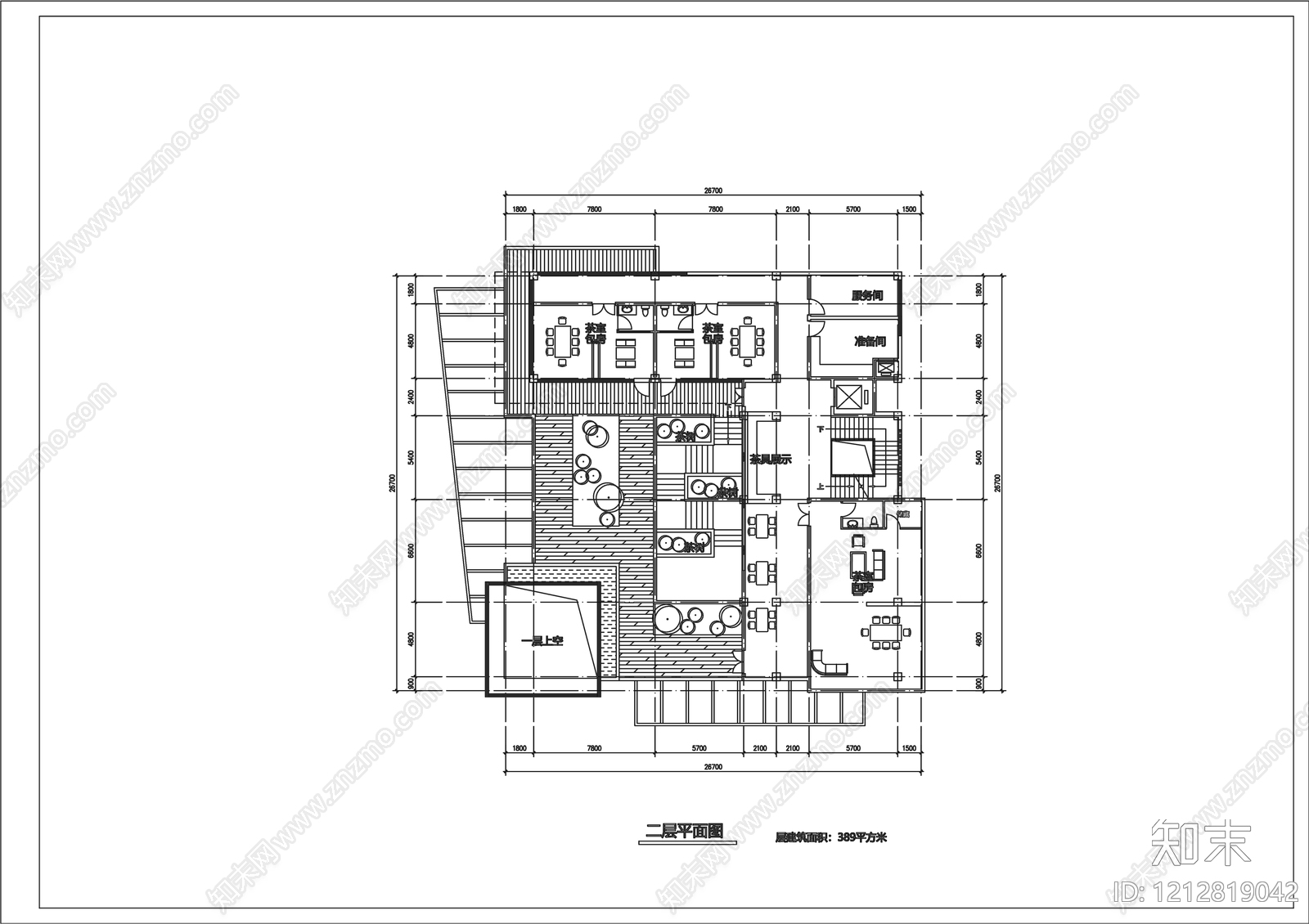 现代会所cad施工图下载【ID:1212819042】