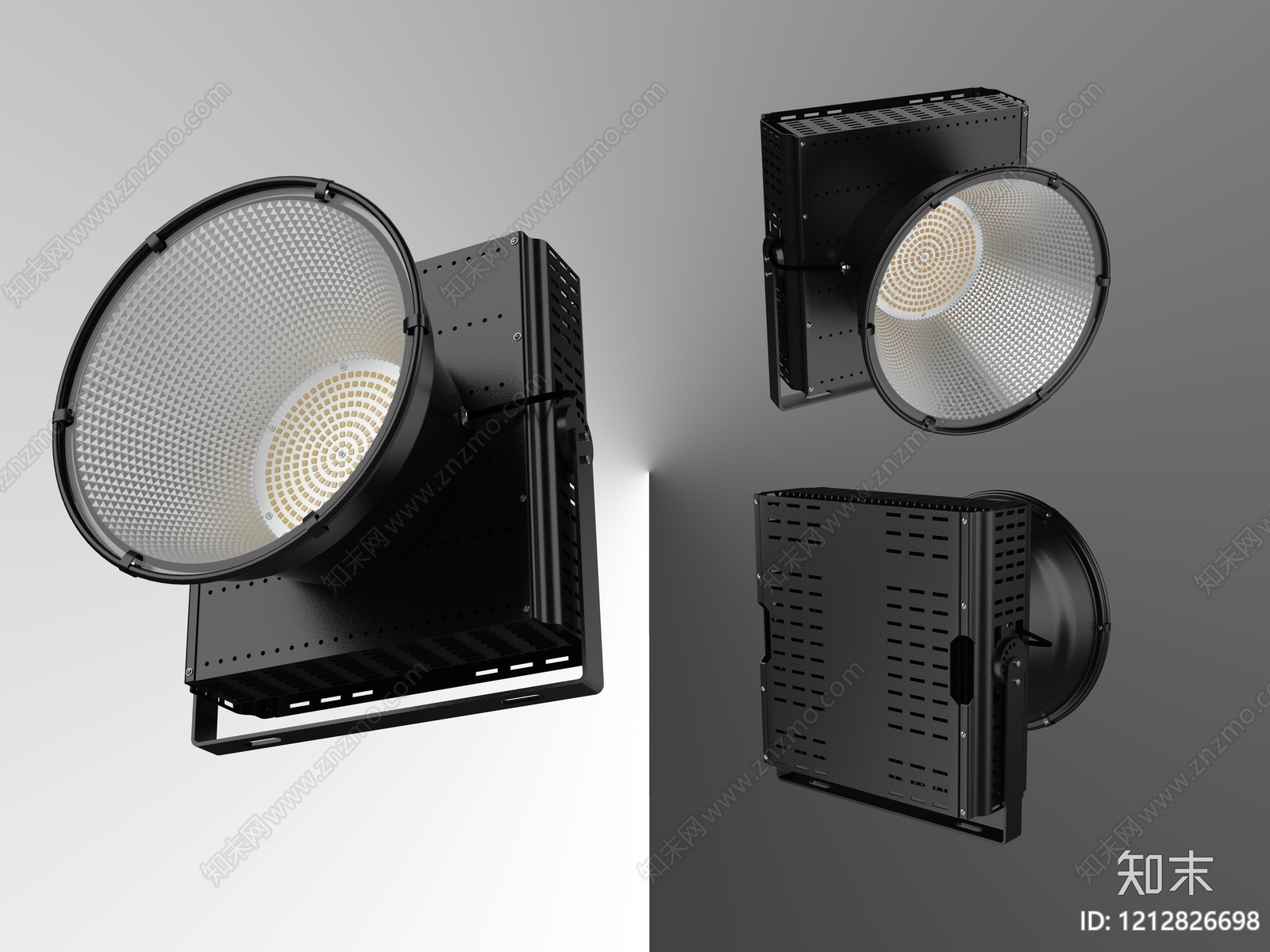 现代简约其他户外灯3D模型下载【ID:1212826698】