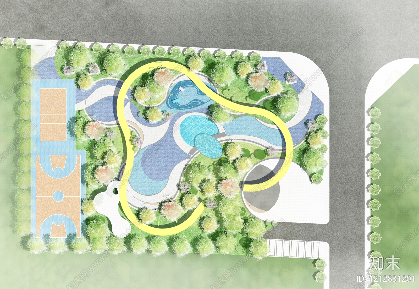 口袋公园施工图下载【ID:1212831201】
