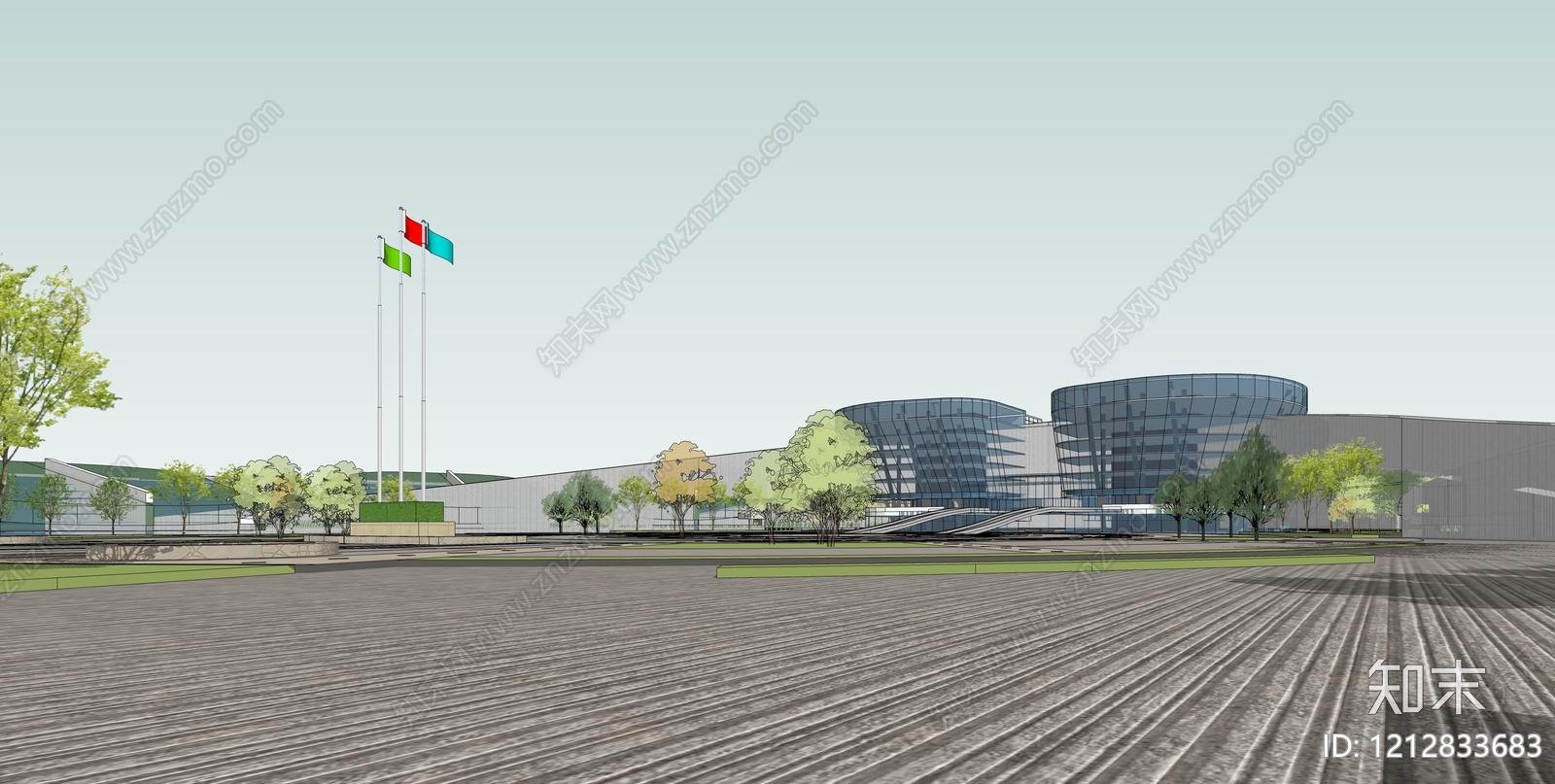 现代主义其他公共建筑SU模型下载【ID:1212833683】