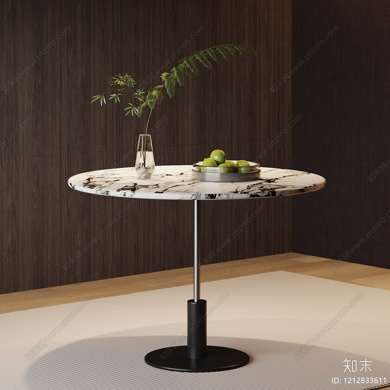 现代简约书桌3D模型下载【ID:1212833611】