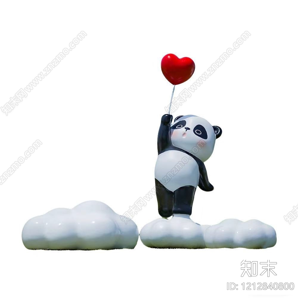 卡通雕塑风雕塑摆件SU模型下载【ID:1212840800】