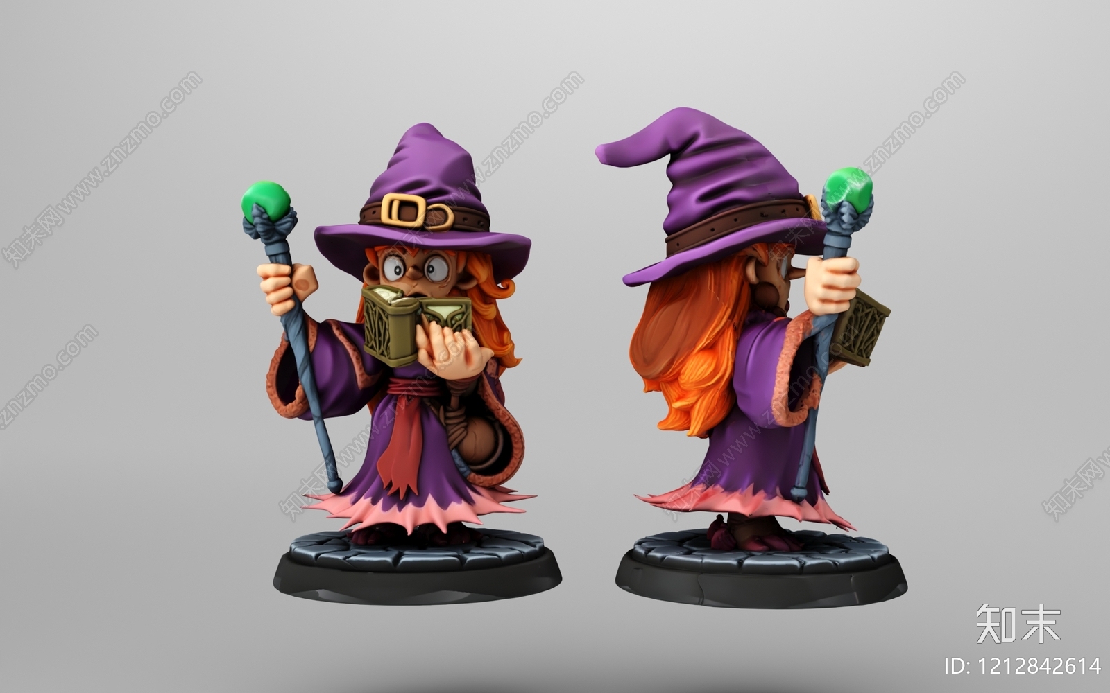 卡通奇幻风虚拟人物3D模型下载【ID:1212842614】