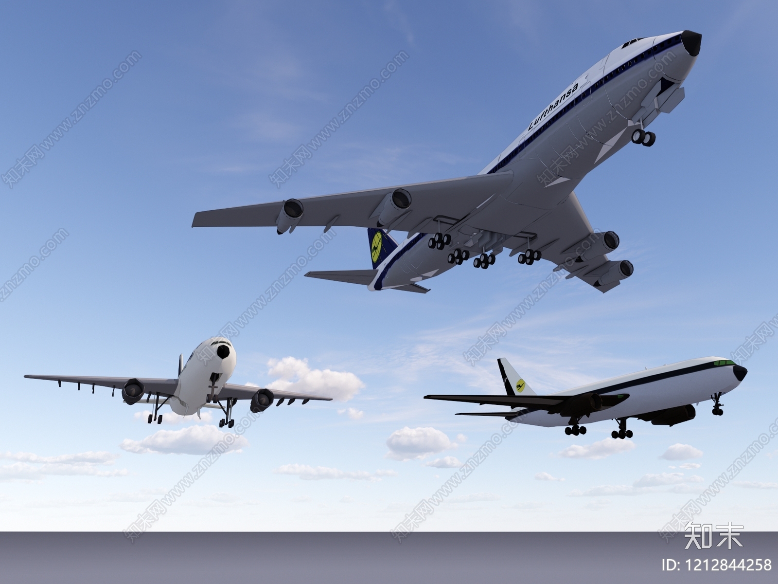 极简主义飞机SU模型下载【ID:1212844258】