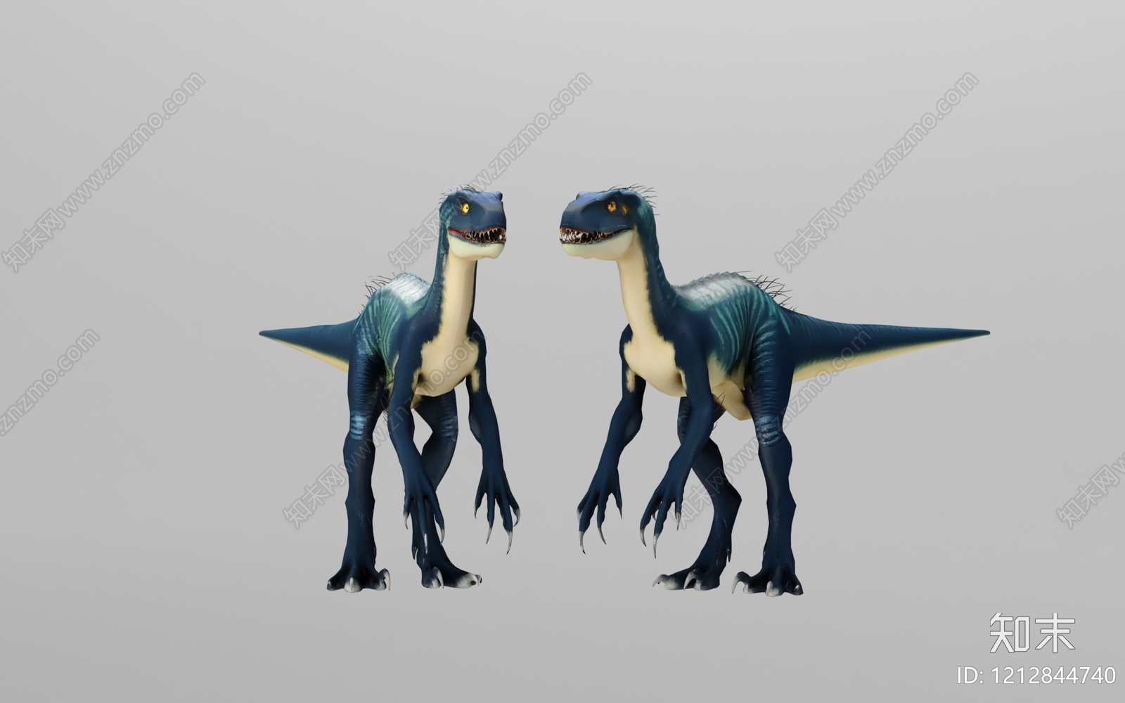 卡通写实风爬行类动物3D模型下载【ID:1212844740】