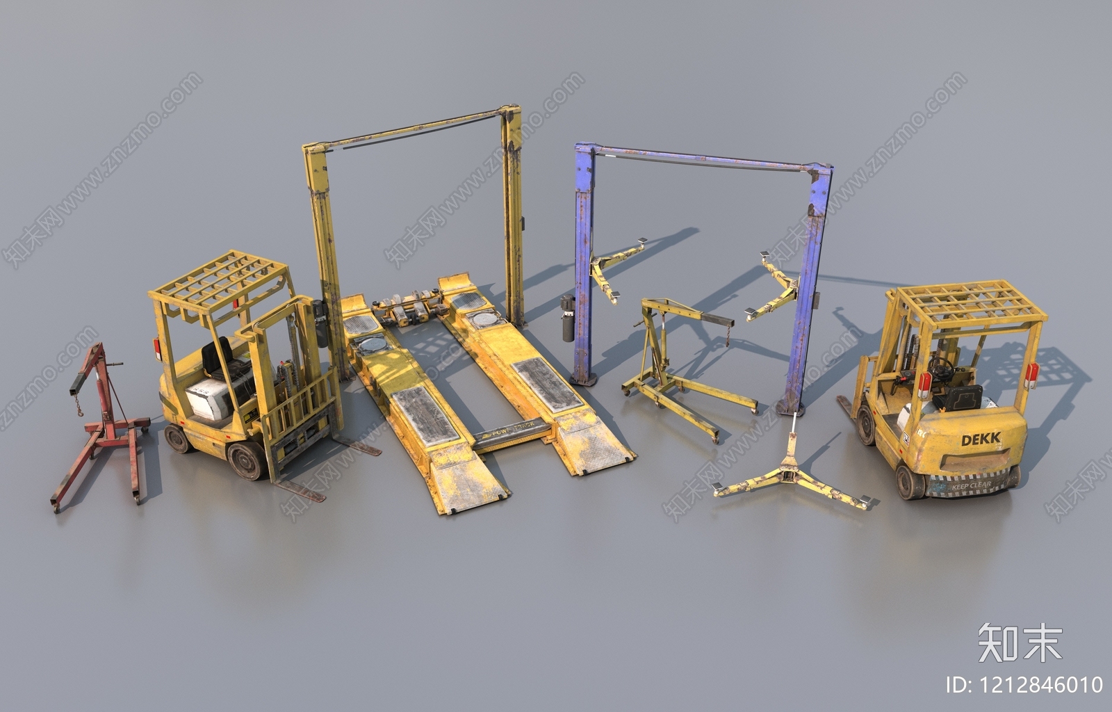 工业复古风其他交通工具3D模型下载【ID:1212846010】