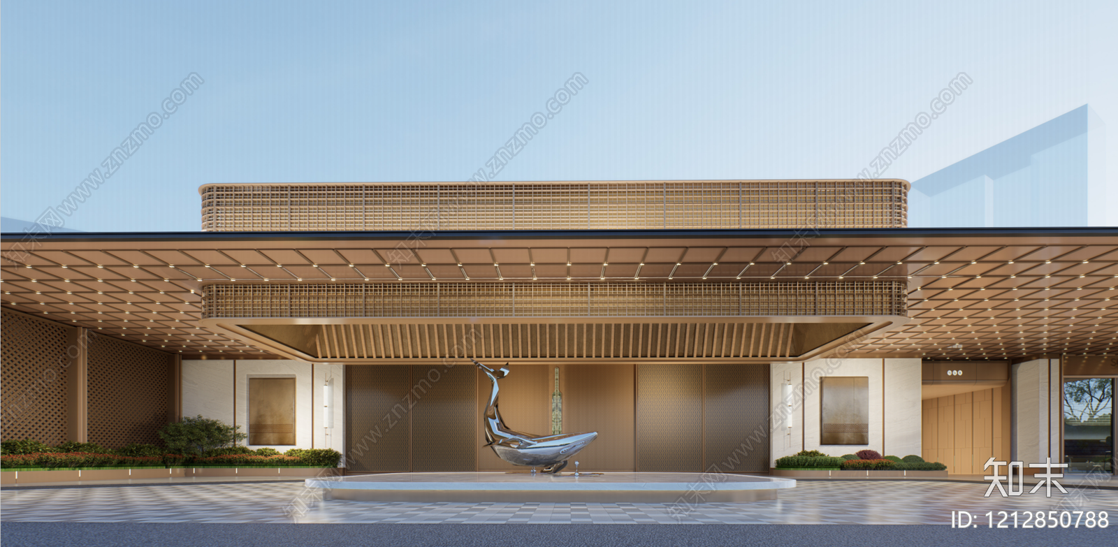 现代新中式其他居住建筑下载【ID:1212850788】