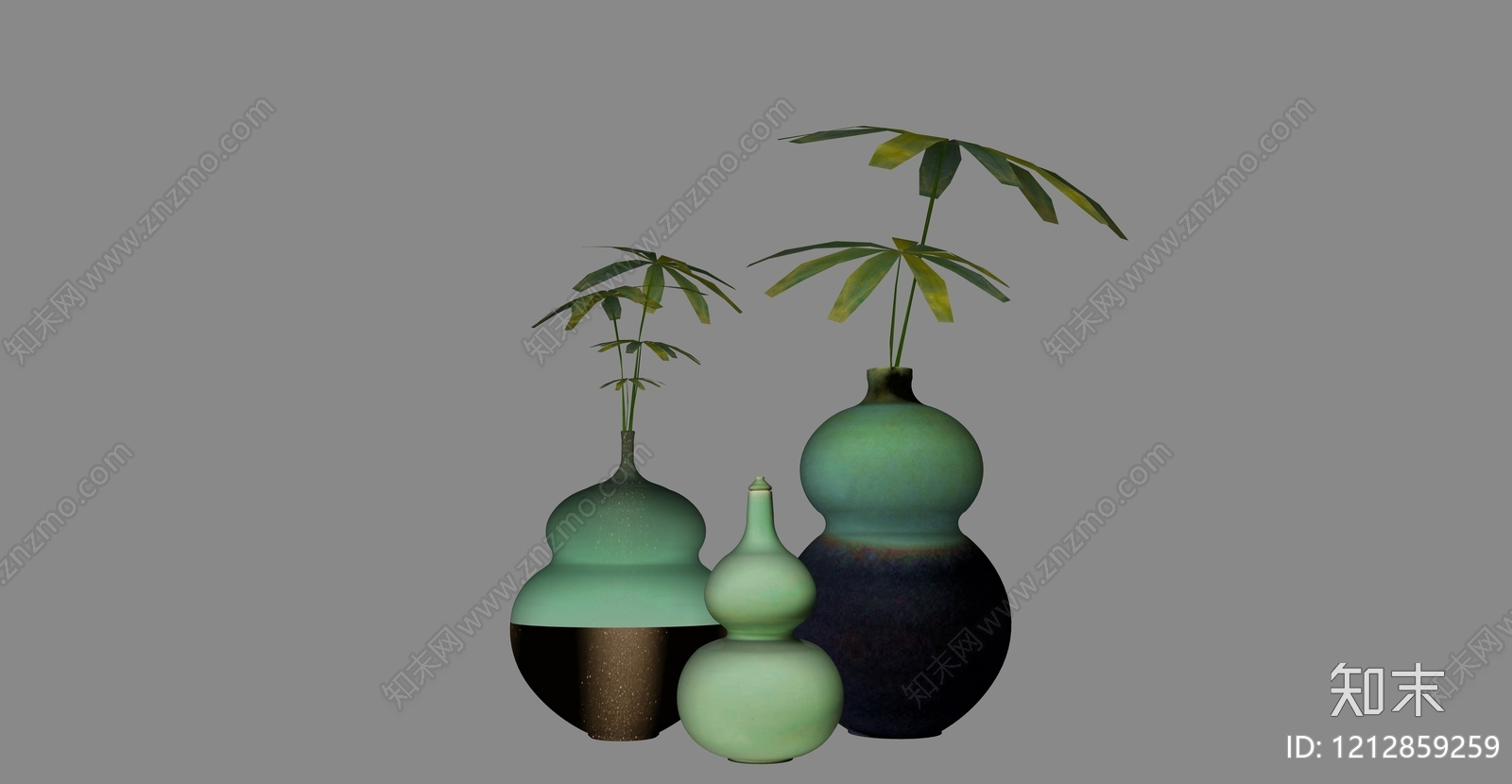 新中式花瓶SU模型下载【ID:1212859259】