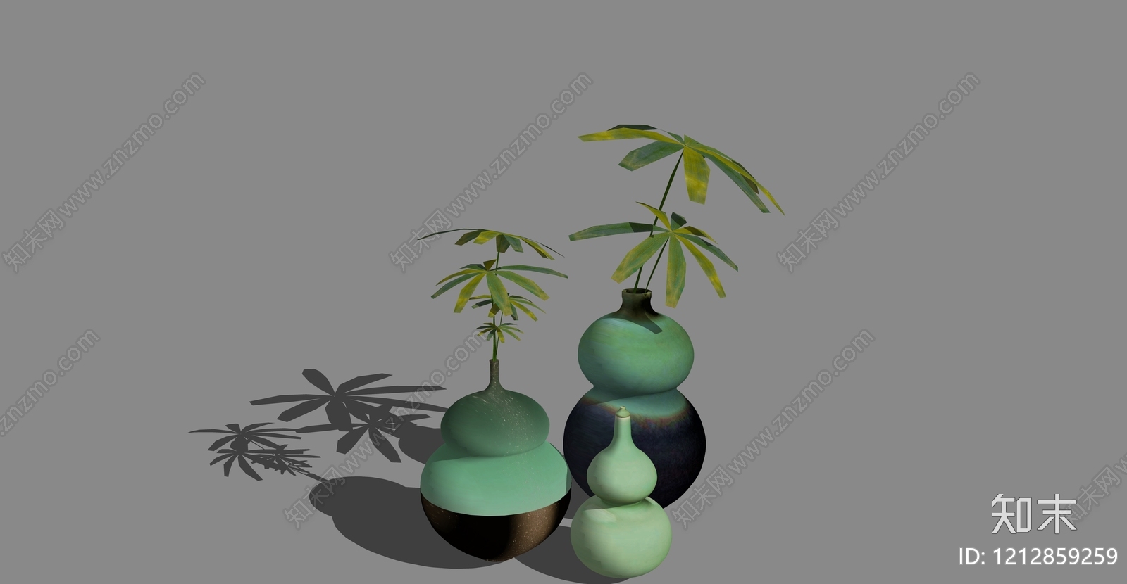 新中式花瓶SU模型下载【ID:1212859259】
